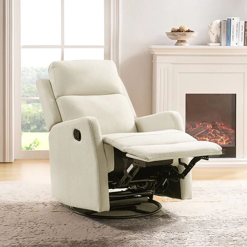 Nicasio Swivel Rocker Recliner with Anti-water Fabric