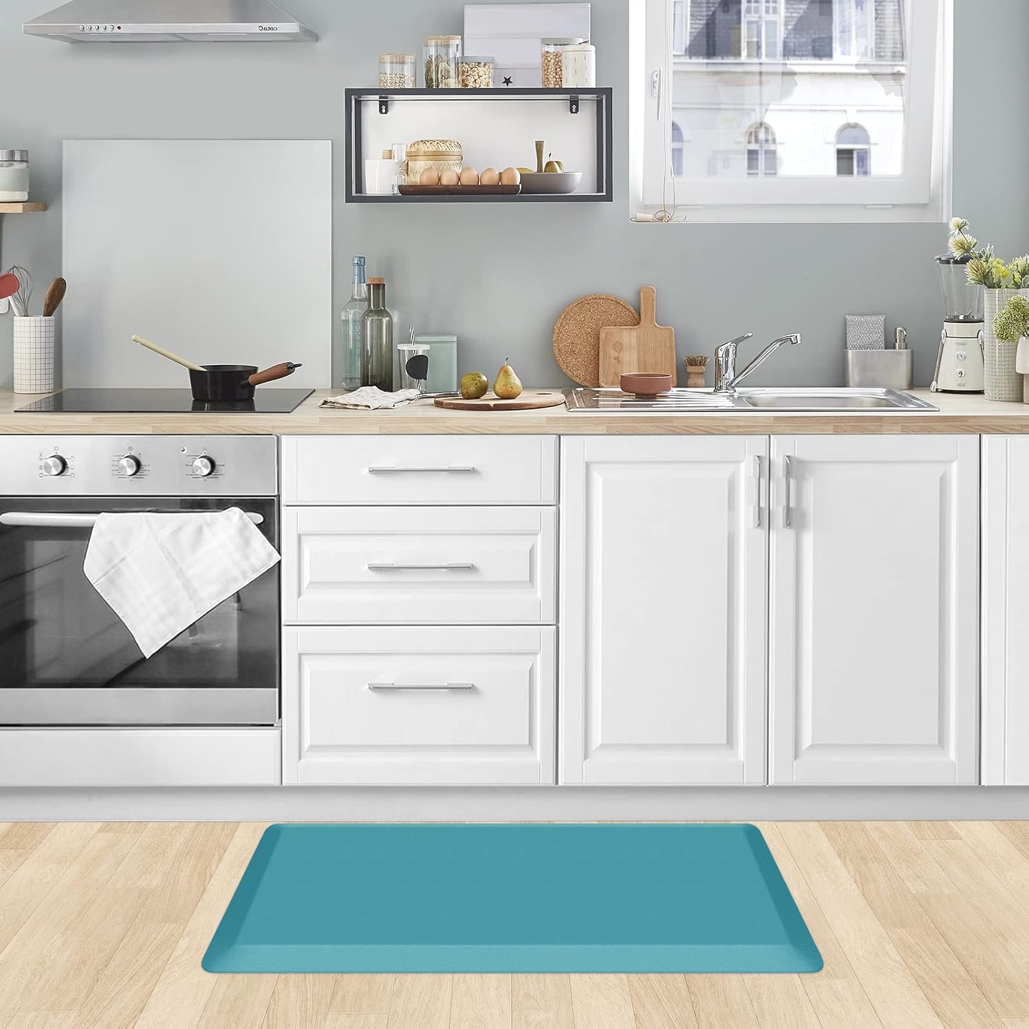 KitchenClouds Kitchen Mat Cushioned Anti Fatigue Rug 17.3