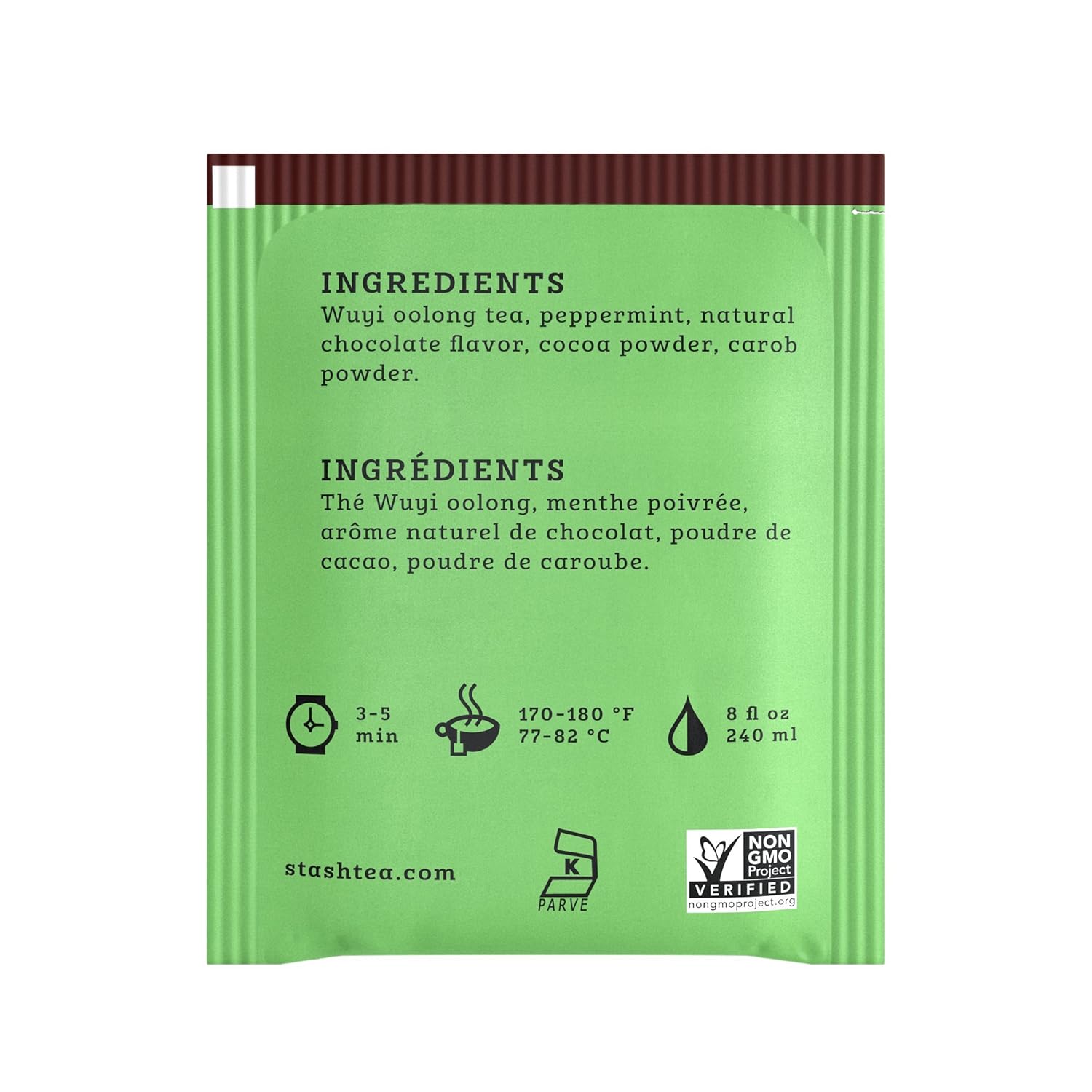 Stash Tea Double Bergamot Earl Grey Black Tea, Box of 100 Tea Bags