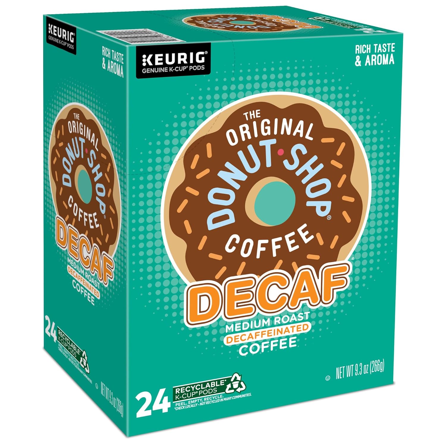 The Original Donut Shop Regular Keurig Single-Serve K-Cup Pods, Medium Roast Coffee, 96 Count