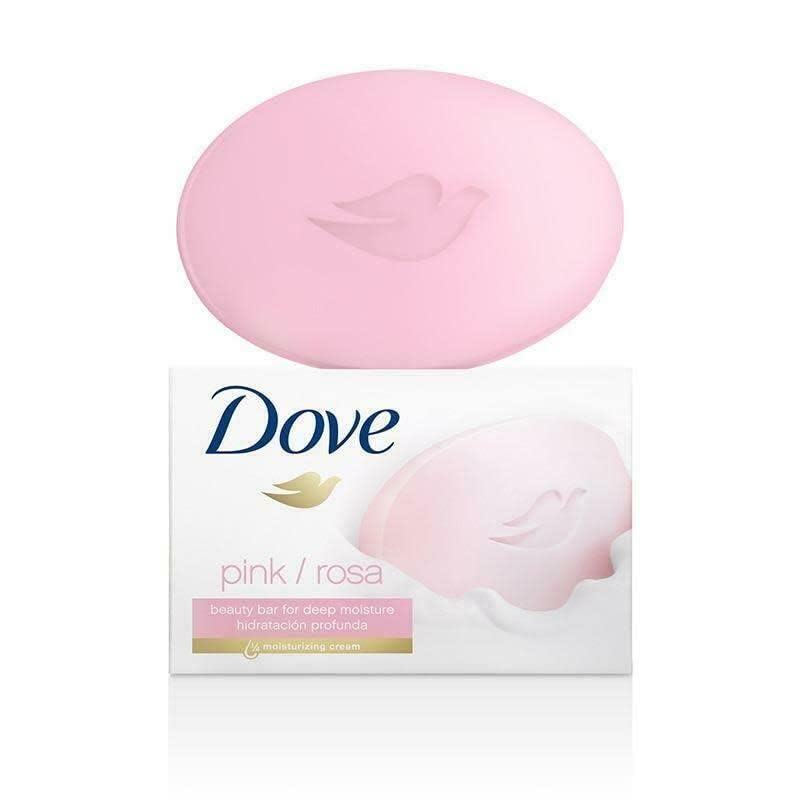 Dove Beauty Bar Gentle Skin Cleanser Pink 6 Bars Moisturizing for Gentle Soft Skin Care More Moisturizing Than Bar Soap 3.75 oz