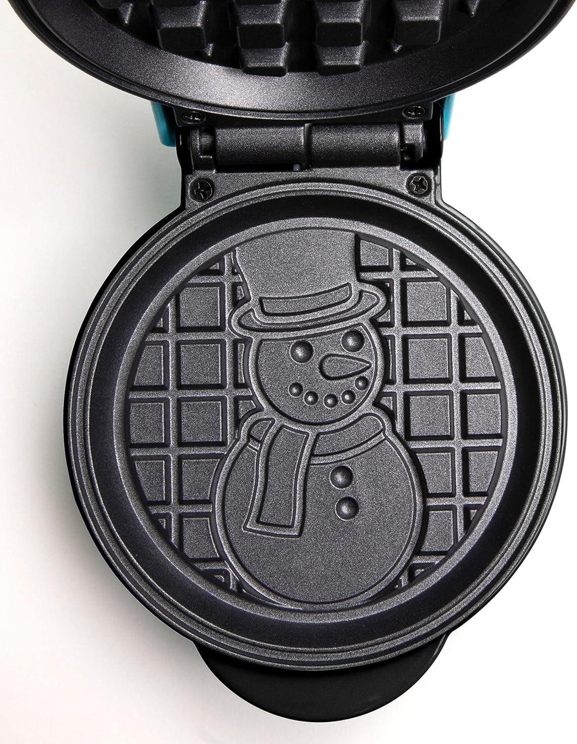 Nostalgia MyMini Cars and Trucks Shape Electric Waffle Maker, 5-Inch Non-Stick Griddle for Waffles, Hash Browns, Eggs, and More, Yellow