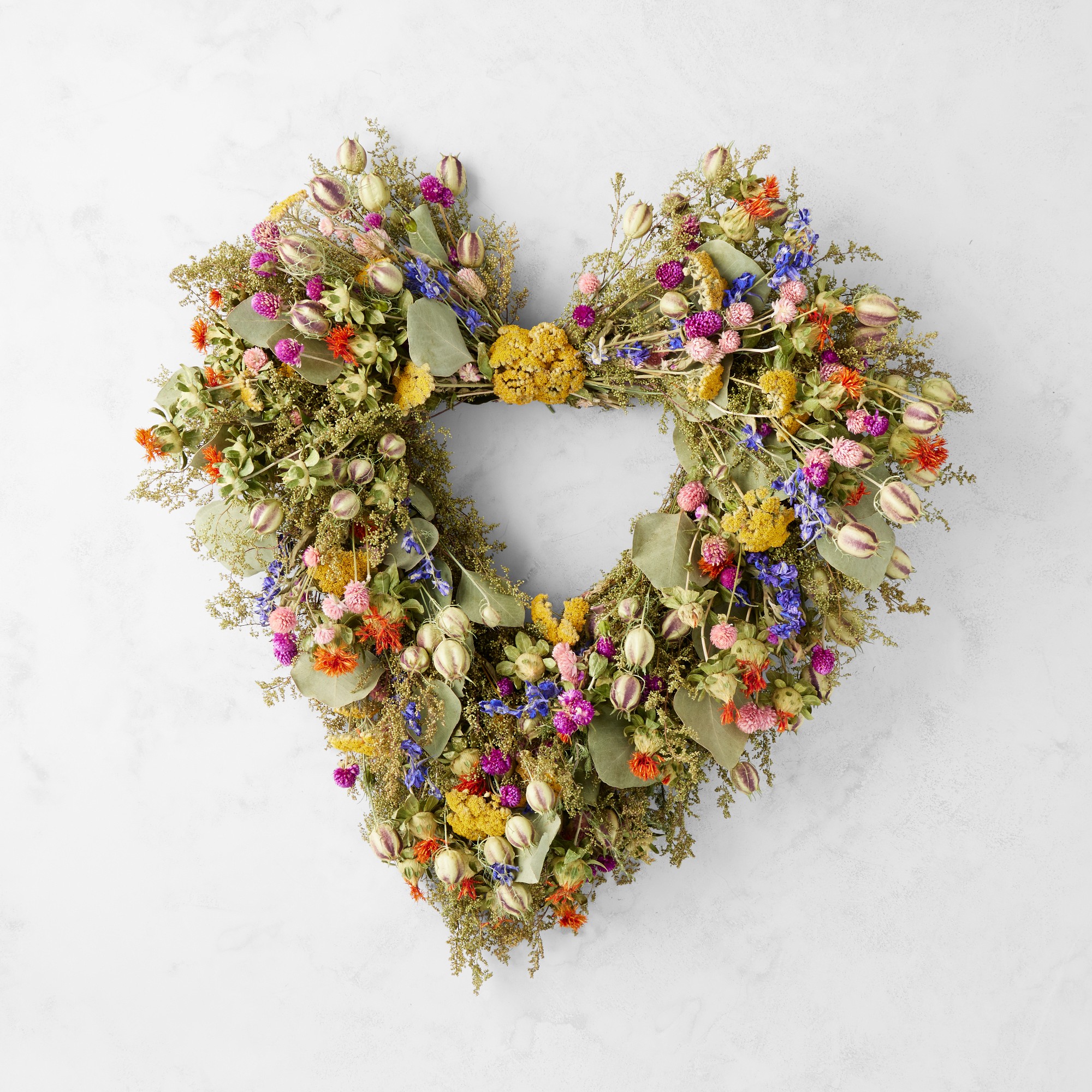 Garden Party Heart Wreath, 20