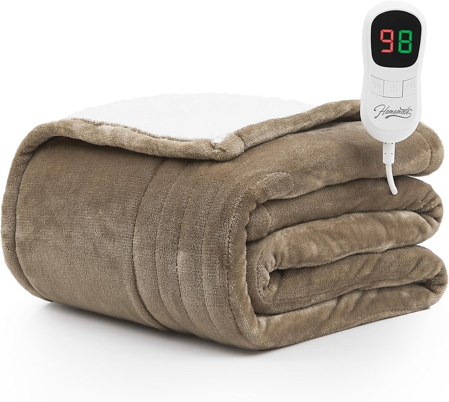 Homemate Heated Blanket Electric Throw - 50