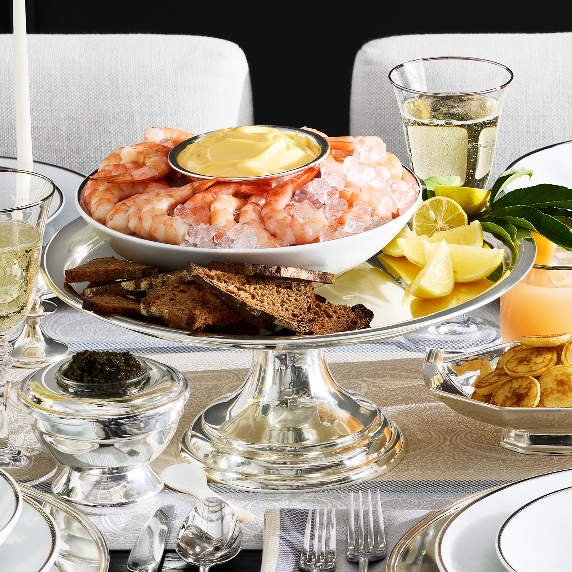 Heirloom Silver Caviar Bowl