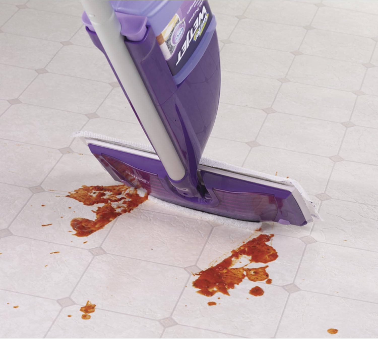 Swiffer WetJet Multi-Purpose Floor Cleaner Solution with Febreze Refill, Lavender Scent, 1.25 Liter -42.2 Fl Oz (Pack of 2)