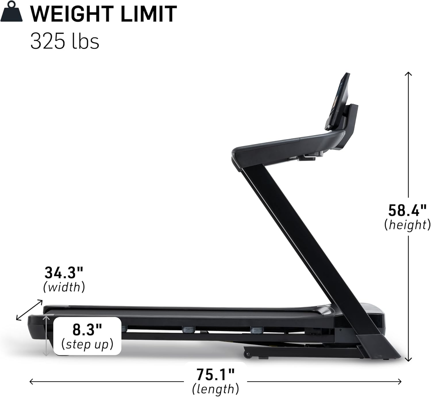 NordicTrack T Series: Perfect Treadmills for Home Use, Walking or Running Treadmill with Incline, Bluetooth Enabled, 300 lbs User Capacity