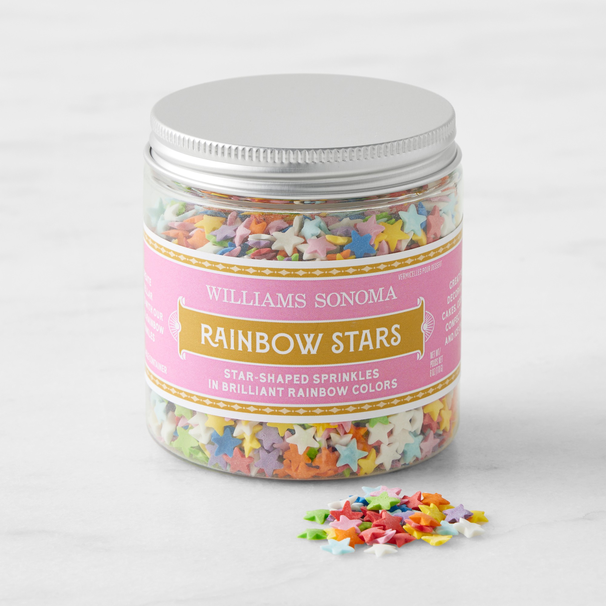 Williams Sonoma Rainbow Star Sprinkles