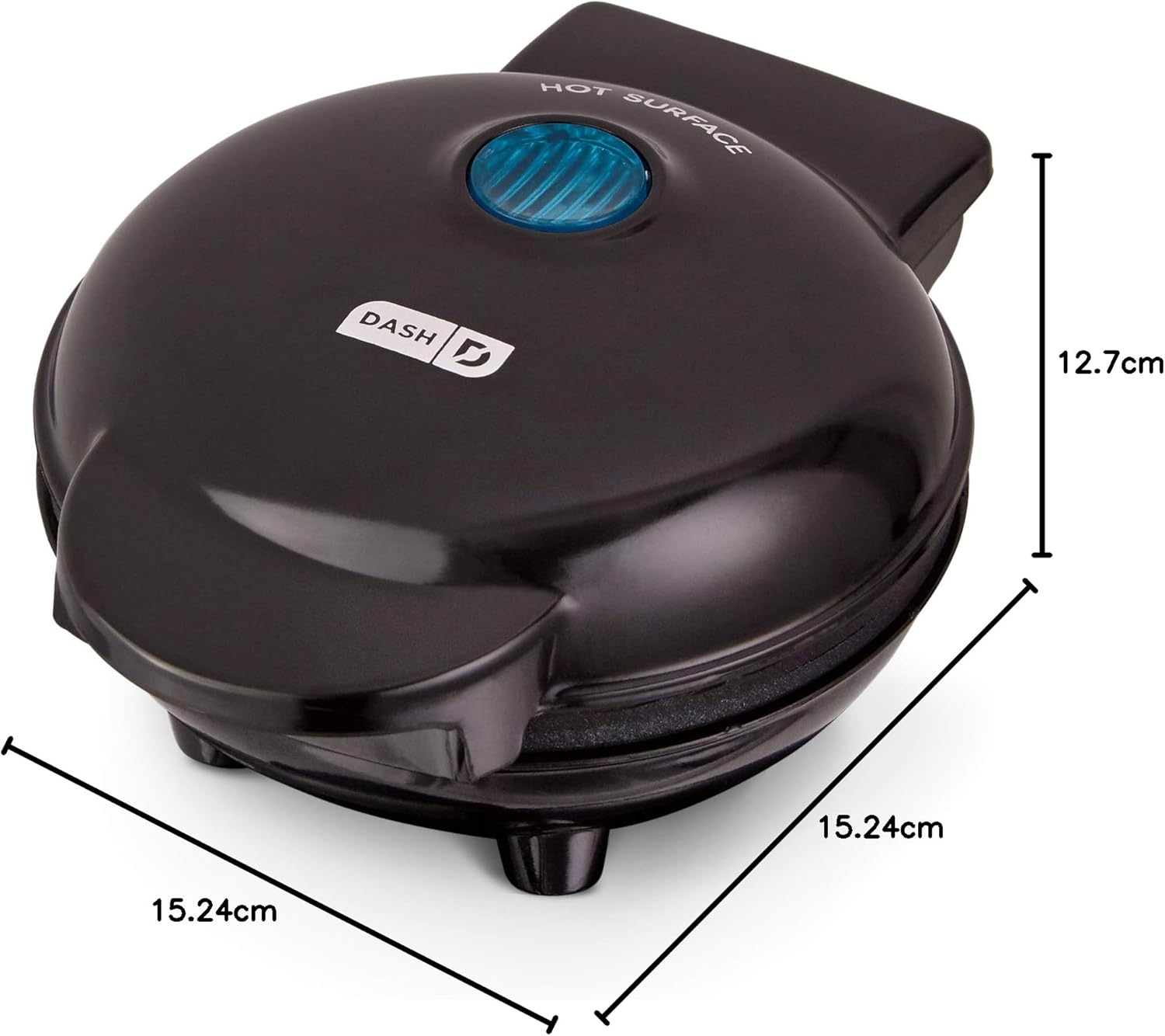 Dash Mini Maker Portable Grill Machine + Panini Press for Gourmet Burgers, Sandwiches, Chicken + Other On the Go Breakfast, Lunch, or Snacks with Recipe Guide - Aqua