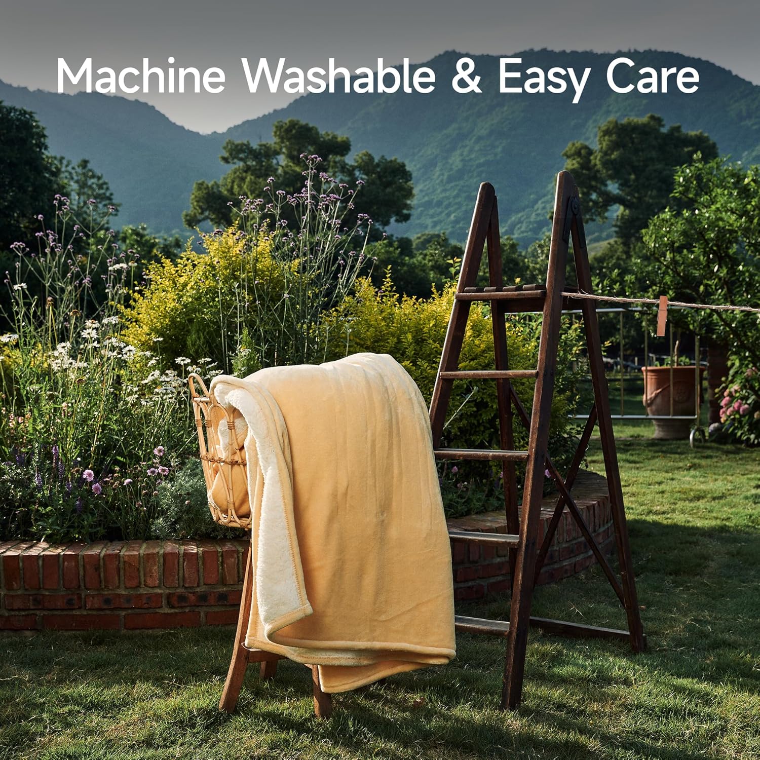 GOTCOZY Heated Blanket Electric Throw 50''X60''- Soft Silky Plush Electric Blanket with 4 Heating Level & 3 Hour Auto Off Heating Blanket, ETL Certified Machine Washable (Rose Dust)