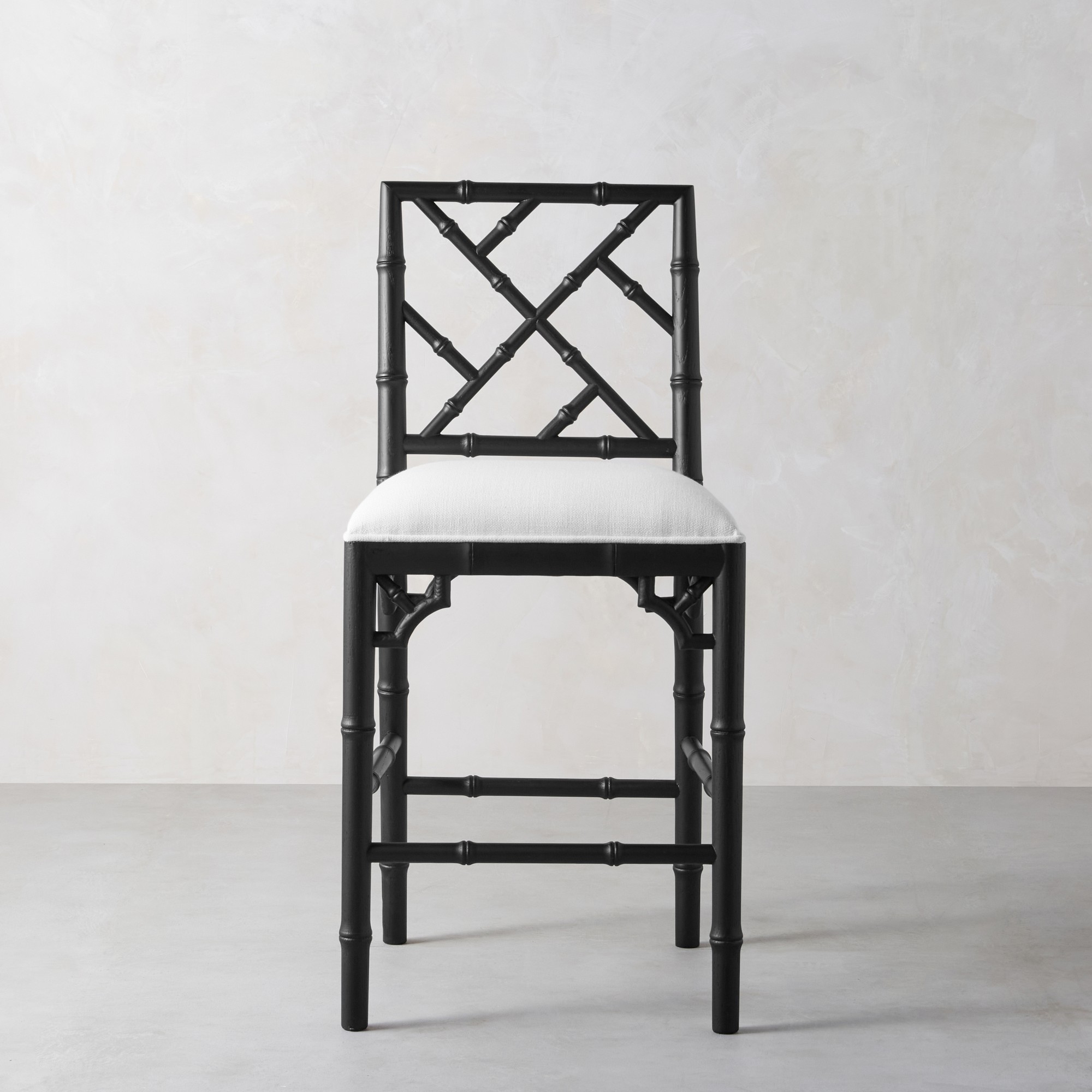Chippendale Upholstered Bistro Counter Stool