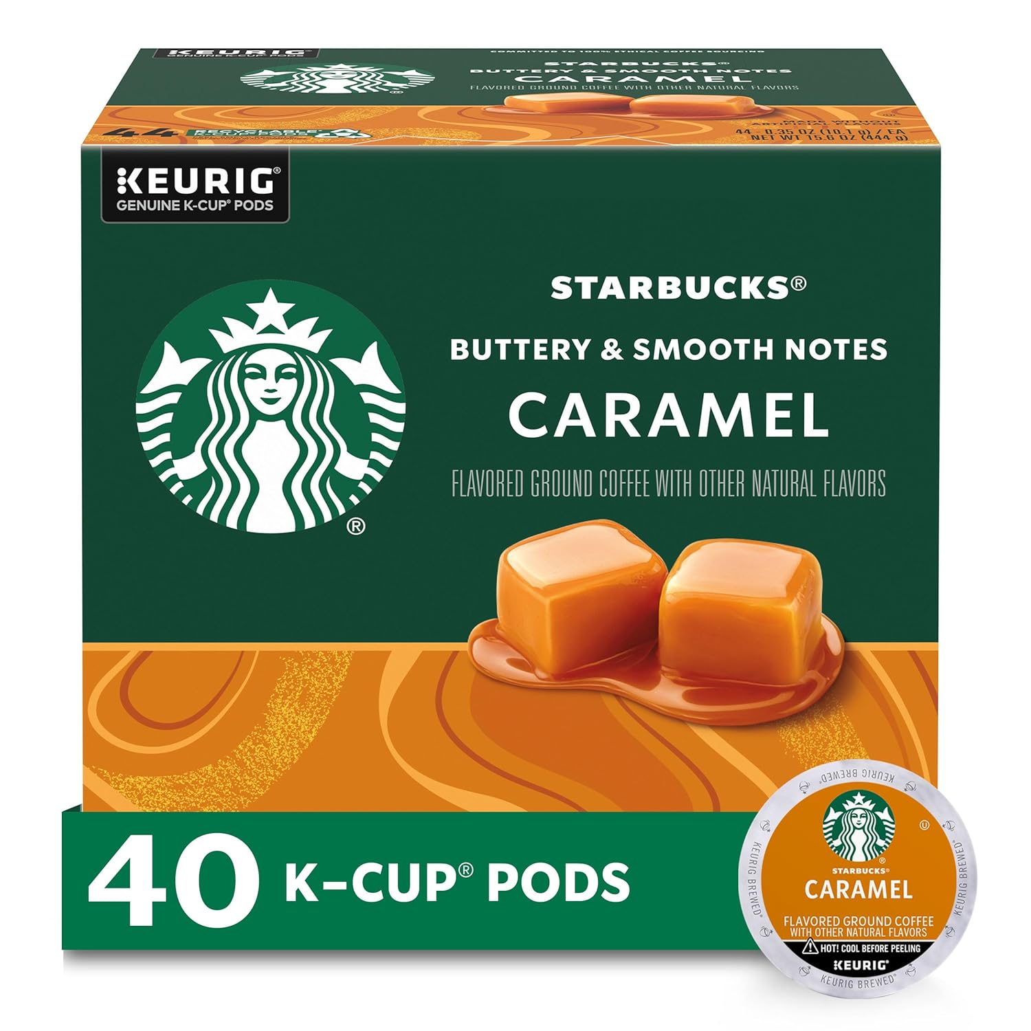 Starbucks K-Cup Coffee Pods, Medium Roast Coffee, Pike Place Roast for Keurig Brewers, 100% Arabica, 4 boxes (96 pods total)