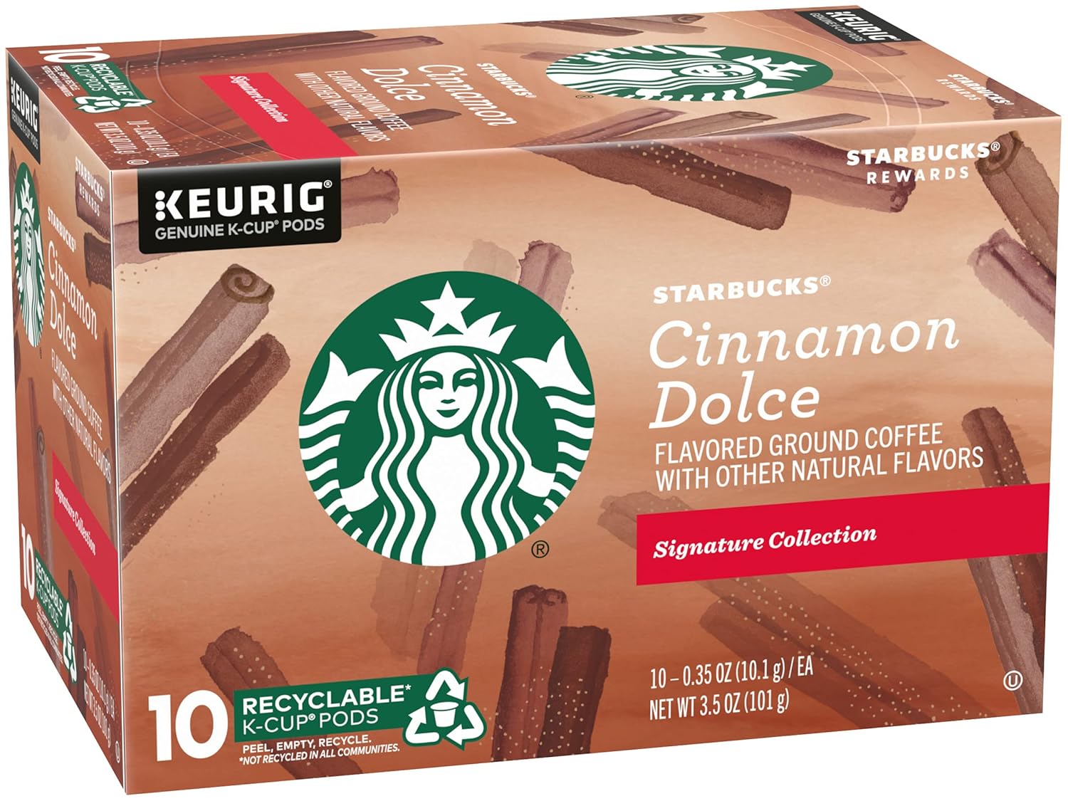 Starbucks K-Cup Coffee Pods, Starbucks Blonde Roast Coffee, Veranda Blend for Keurig Brewers, 100% Arabica, 6 boxes (60 pods total)