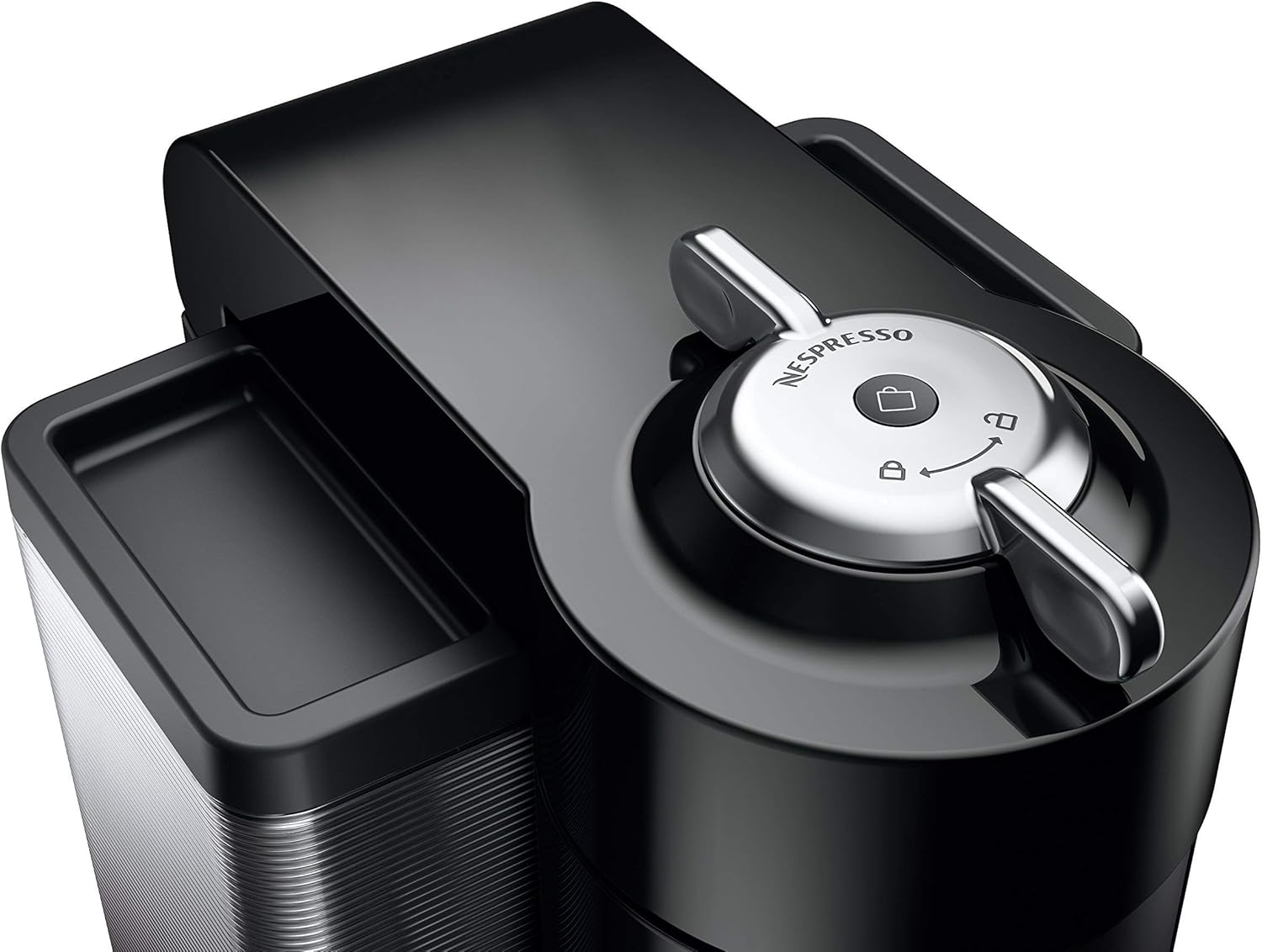 Nespresso Vertuo Coffee and Espresso Maker,1597 ml, by De'Longhi, Graphite Metal