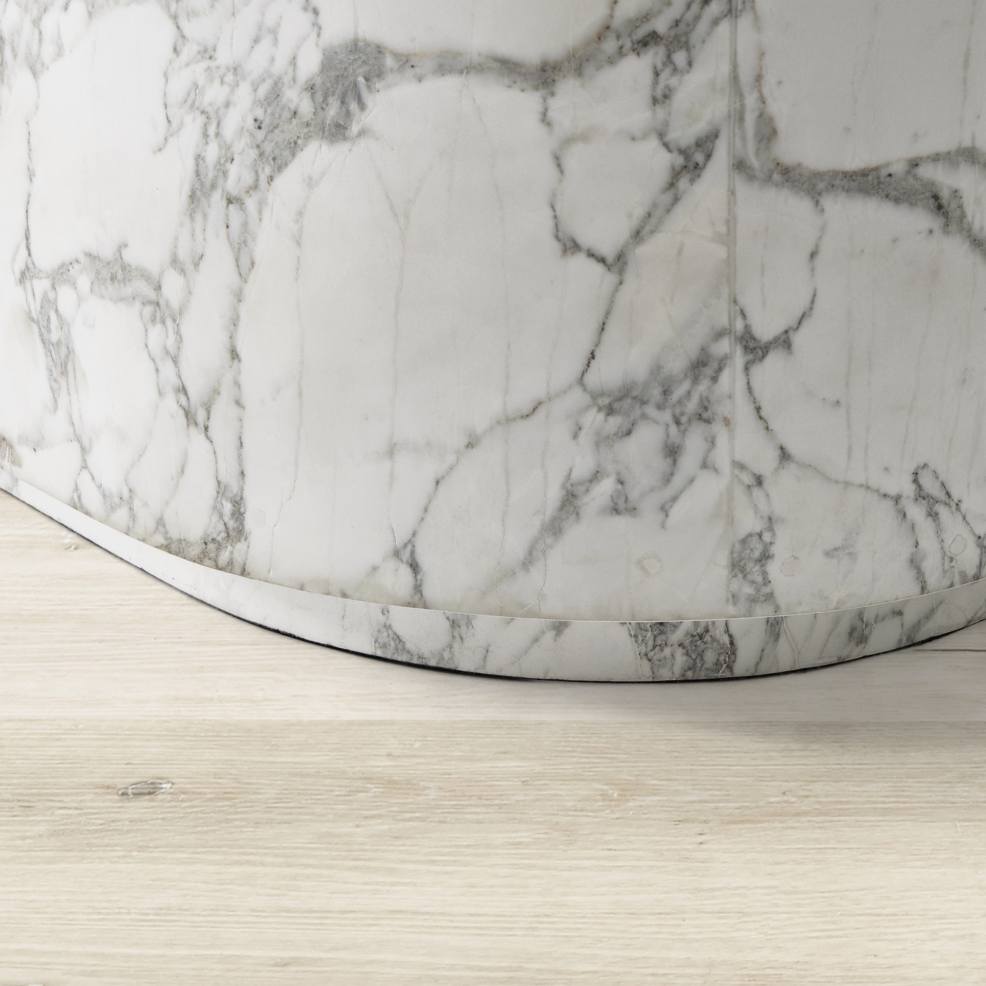 Vittoria Arbescato Curved Edge Coffee Table (48