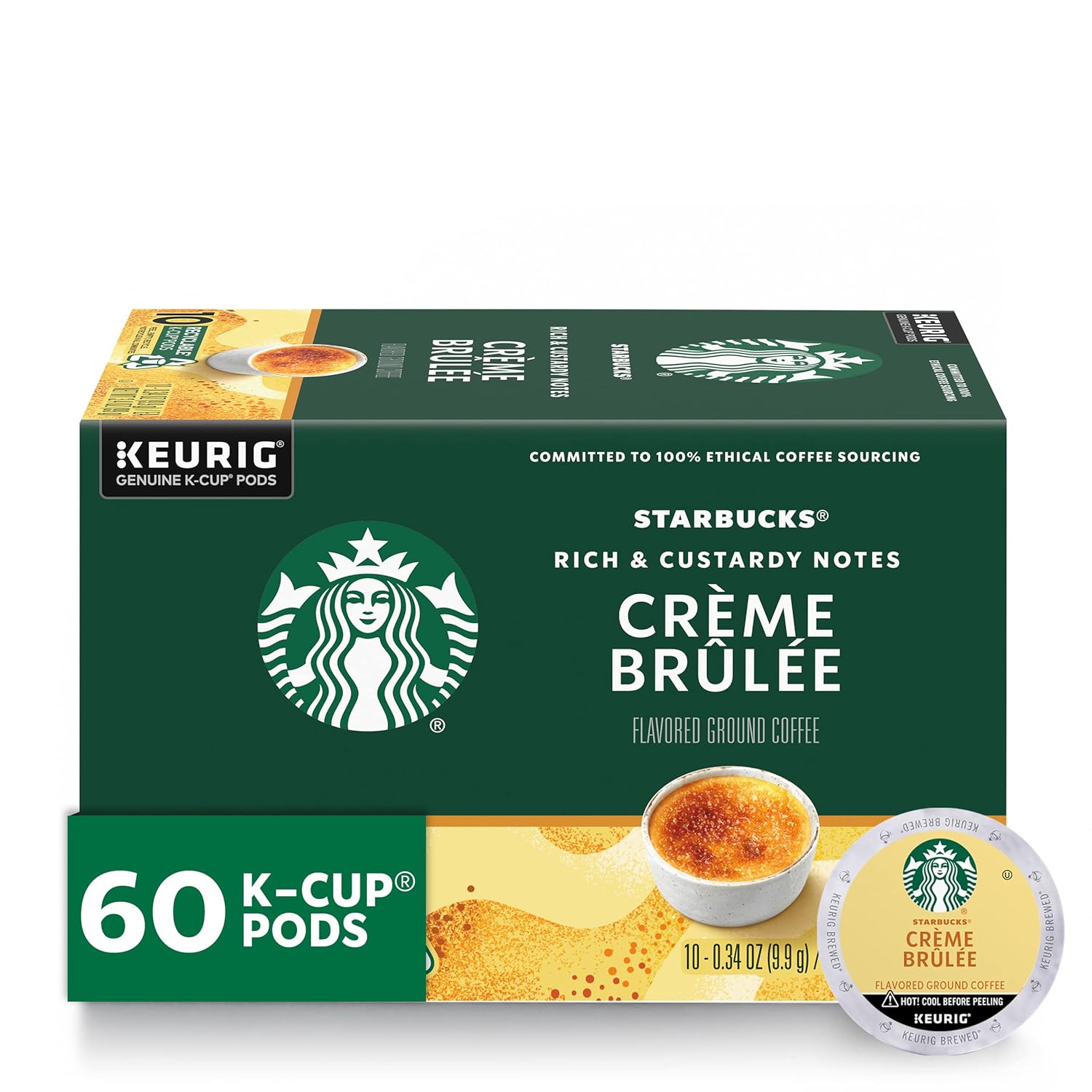 Starbucks K-Cup Coffee Pods, Medium Roast Coffee, Pike Place Roast for Keurig Brewers, 100% Arabica, 4 boxes (96 pods total)