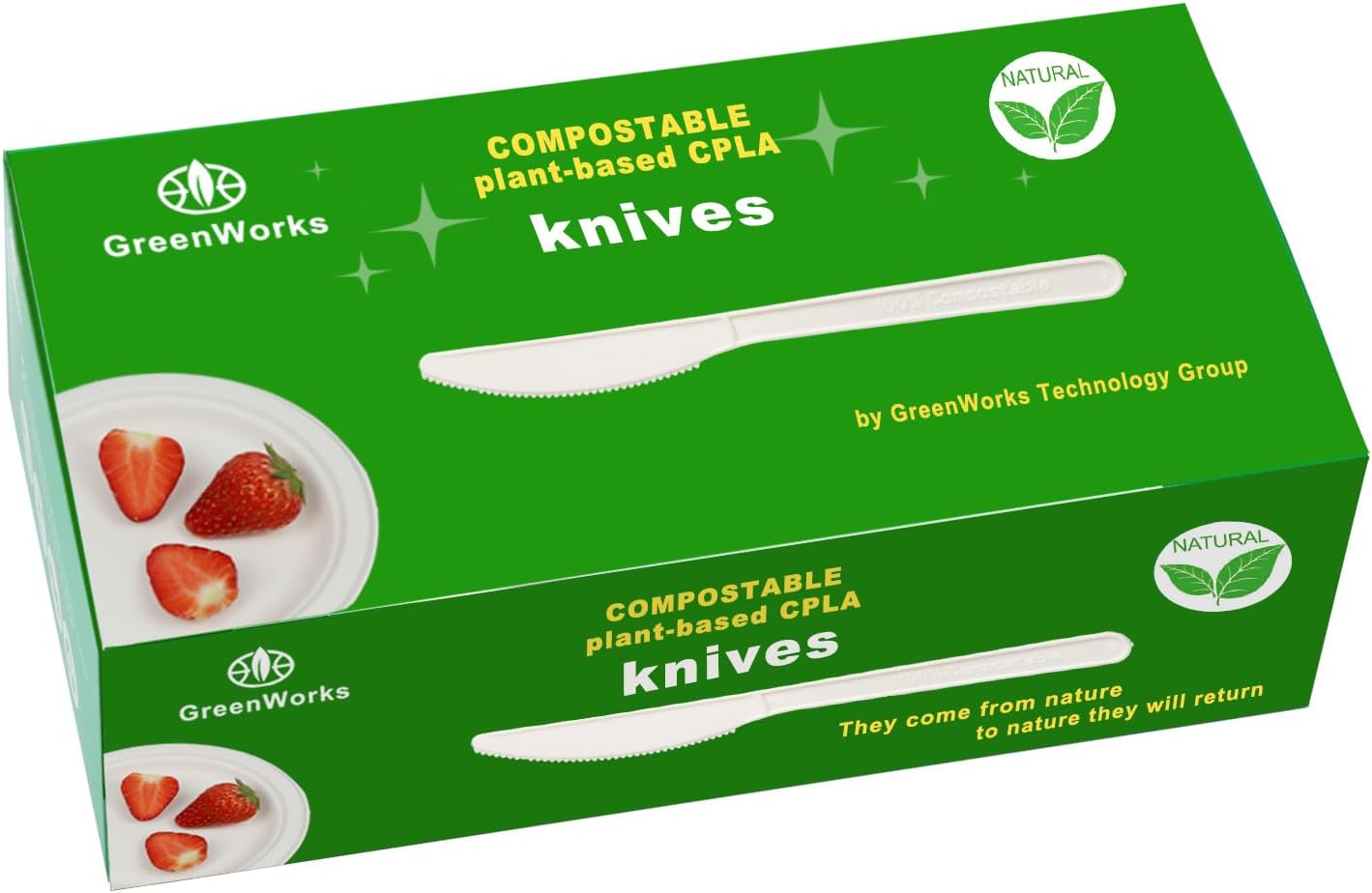 GreenWorks Compostable Knives,100 Count 7