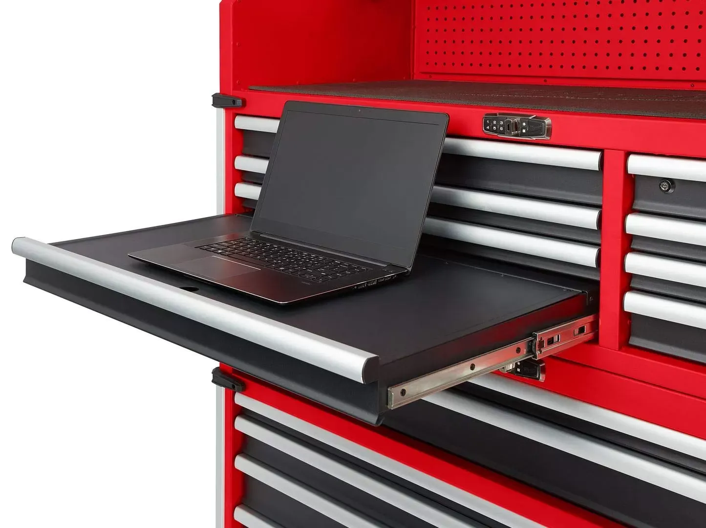 2025 Milwaukee High Capacity 56 in. Tool Chest and Roller Cabinets Combo +18V Cordless Lithium-Ion 4 Tool Combo Kit