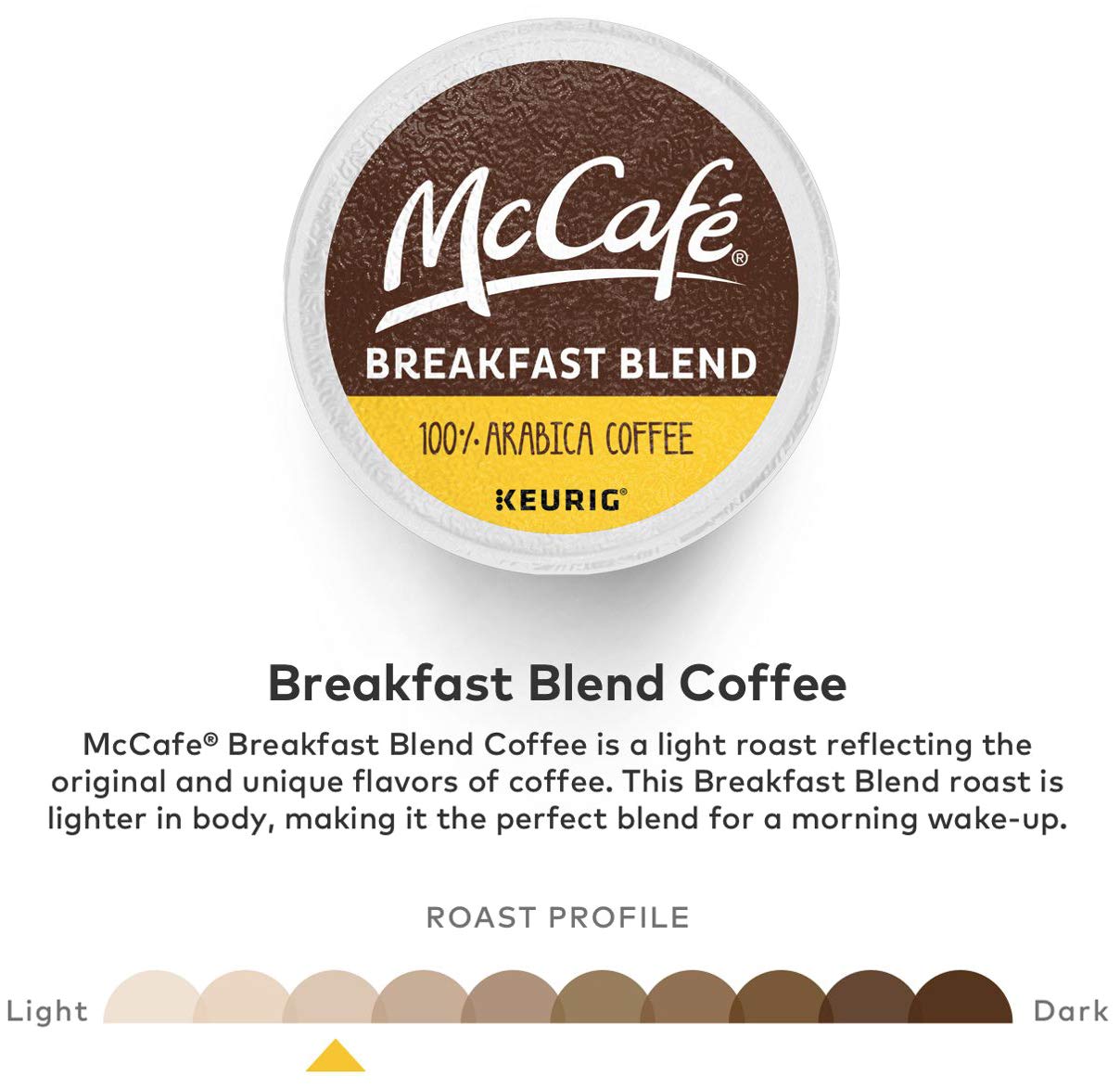 McCafe Premium Roast, Single-Serve Keurig K-Cup Pods, Medium Roast Coffee Pods Pods, 84 Count