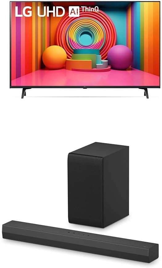 LG 86-Inch Class UT75 Series LED Smart TV 4K Processor Flat Screen AI-Powered with Alexa Built-in (86UT7590PUA, 2024)