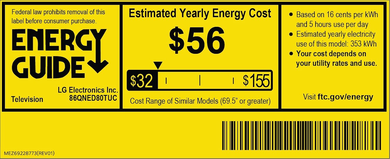 LG 86-Inch Class QNED80T Series LED Smart TV 4K Processor Flat Screen with Magic Remote AI-Powered with Alexa Built-in (86QNED80TUC, 2024)