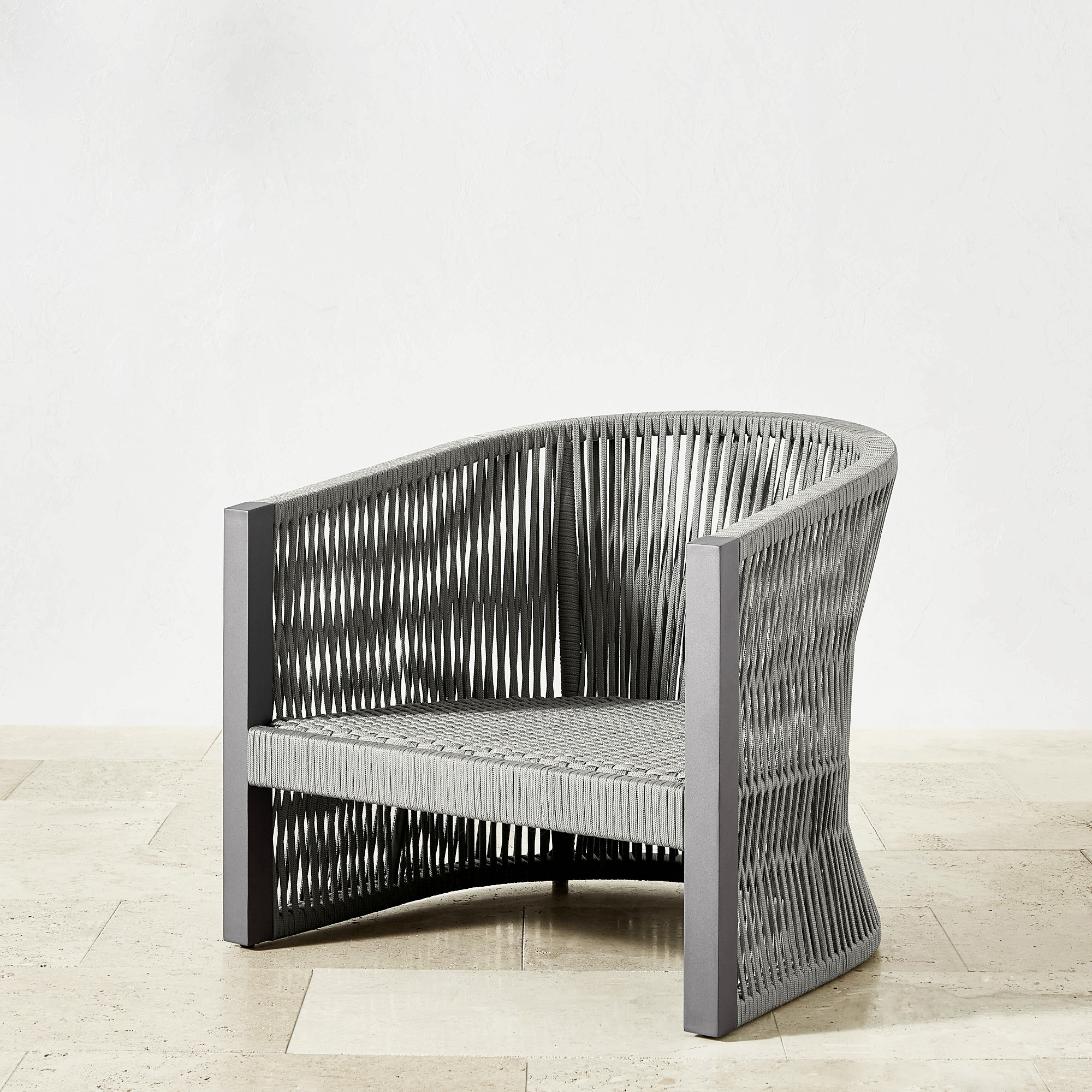 Pasadena Outdoor Metal Club Chair