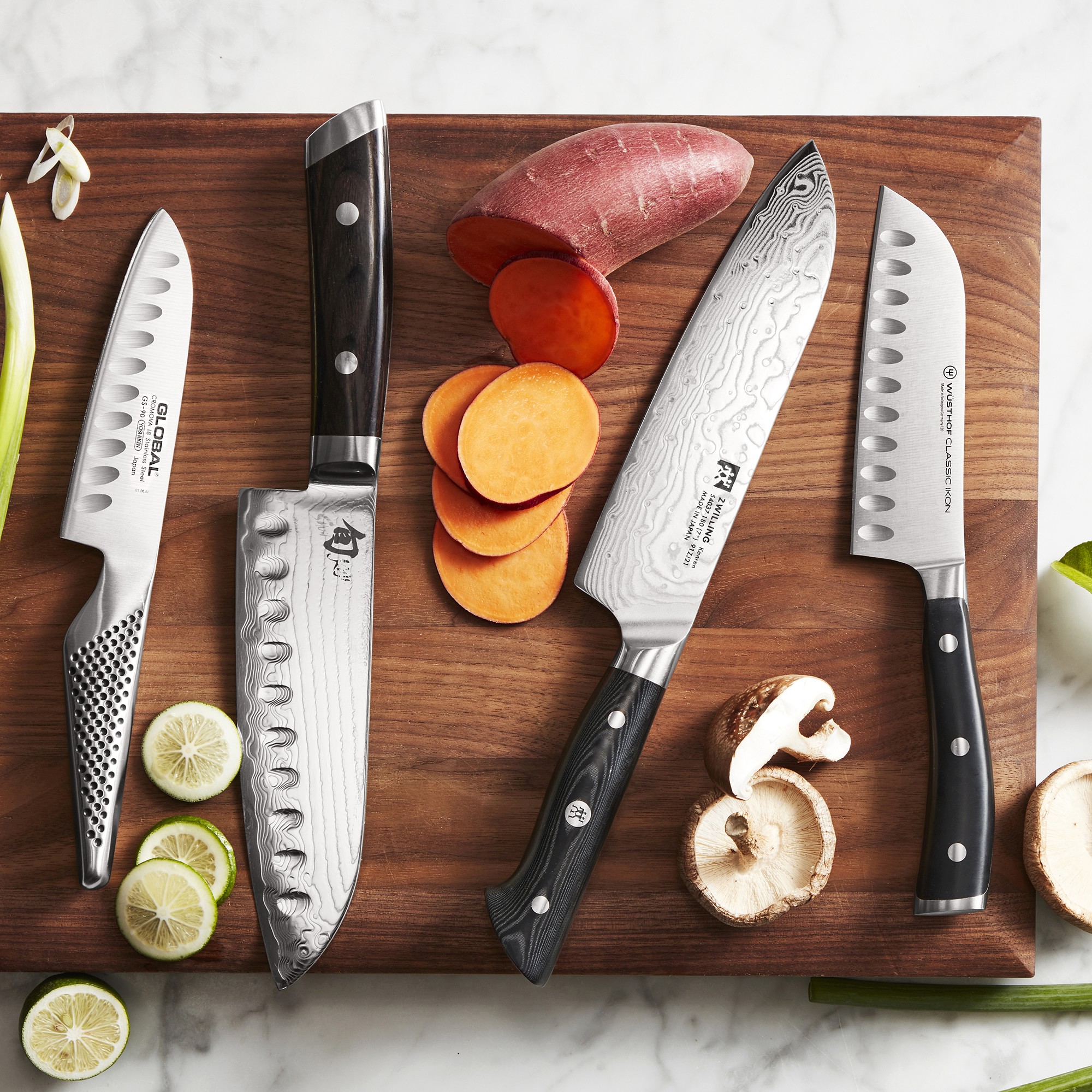 Wüsthof Classic Ikon Hollow-Edge Santoku Knife