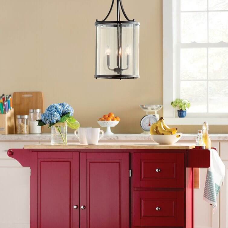 Wayfair® Hardy Solid Wood Kitchen Cart