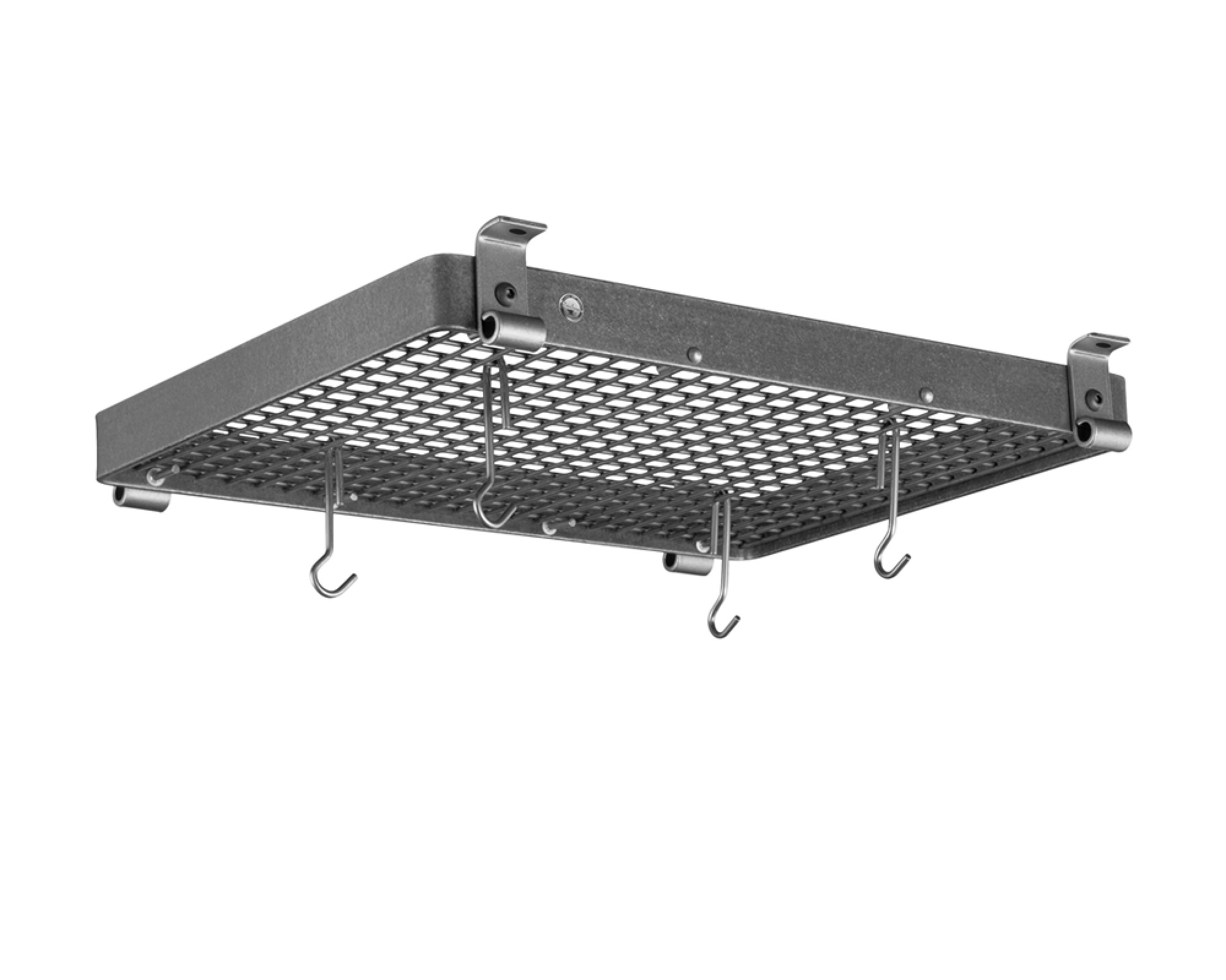 Enclume Flush-Mounted Rectangular Ceiling Pot Rack