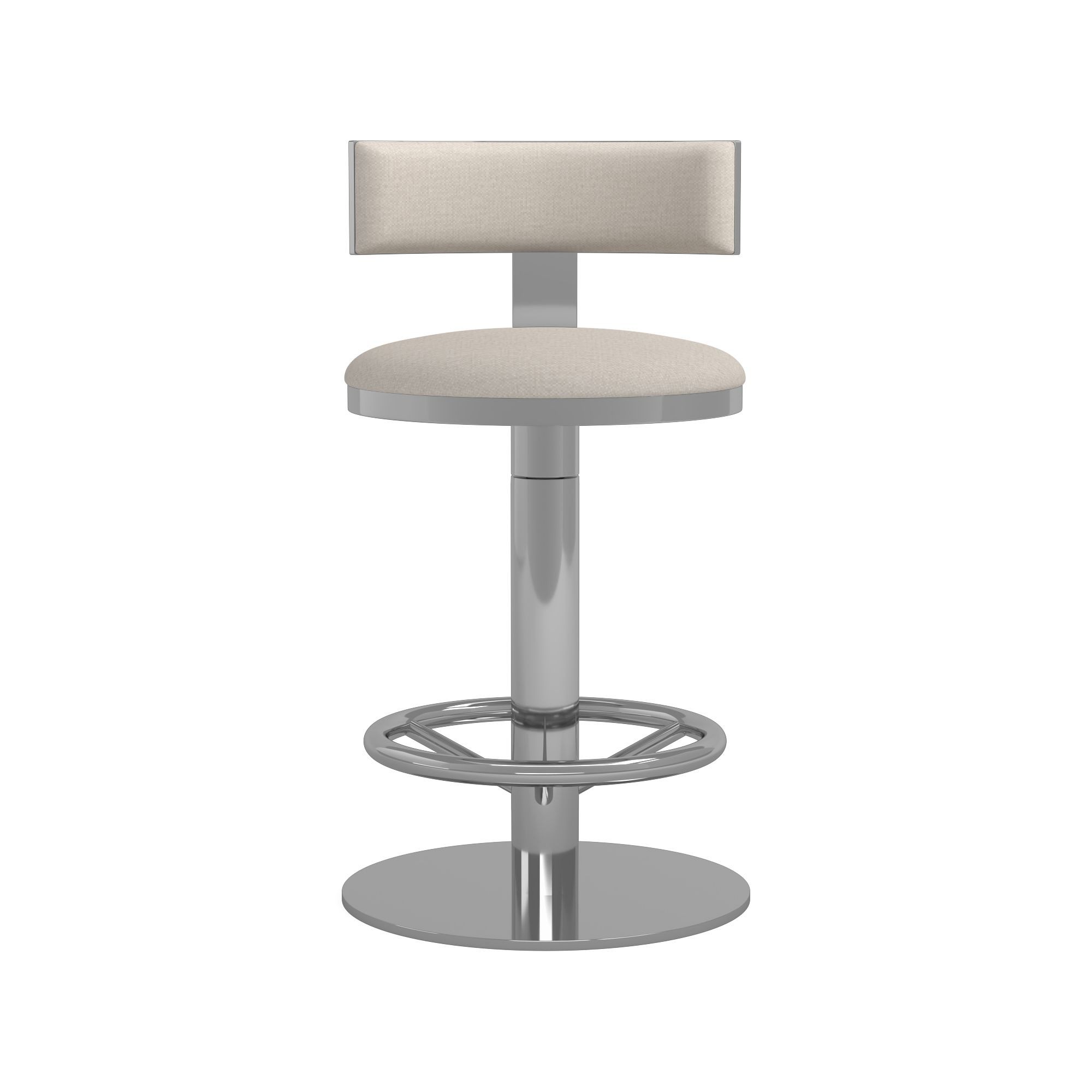 Larkin Upholstered Pedestal Counter & Bar Stool
