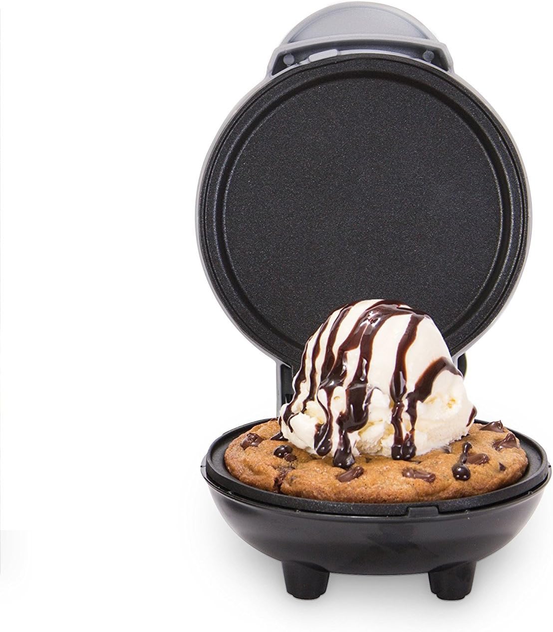 DASH Mini Maker Electric Round Griddle for Individual Pancakes, Cookies, Eggs & other on the go Breakfast, Lunch & Snacks with Indicator Light + Included Recipe Book - Aqua,4 Inch