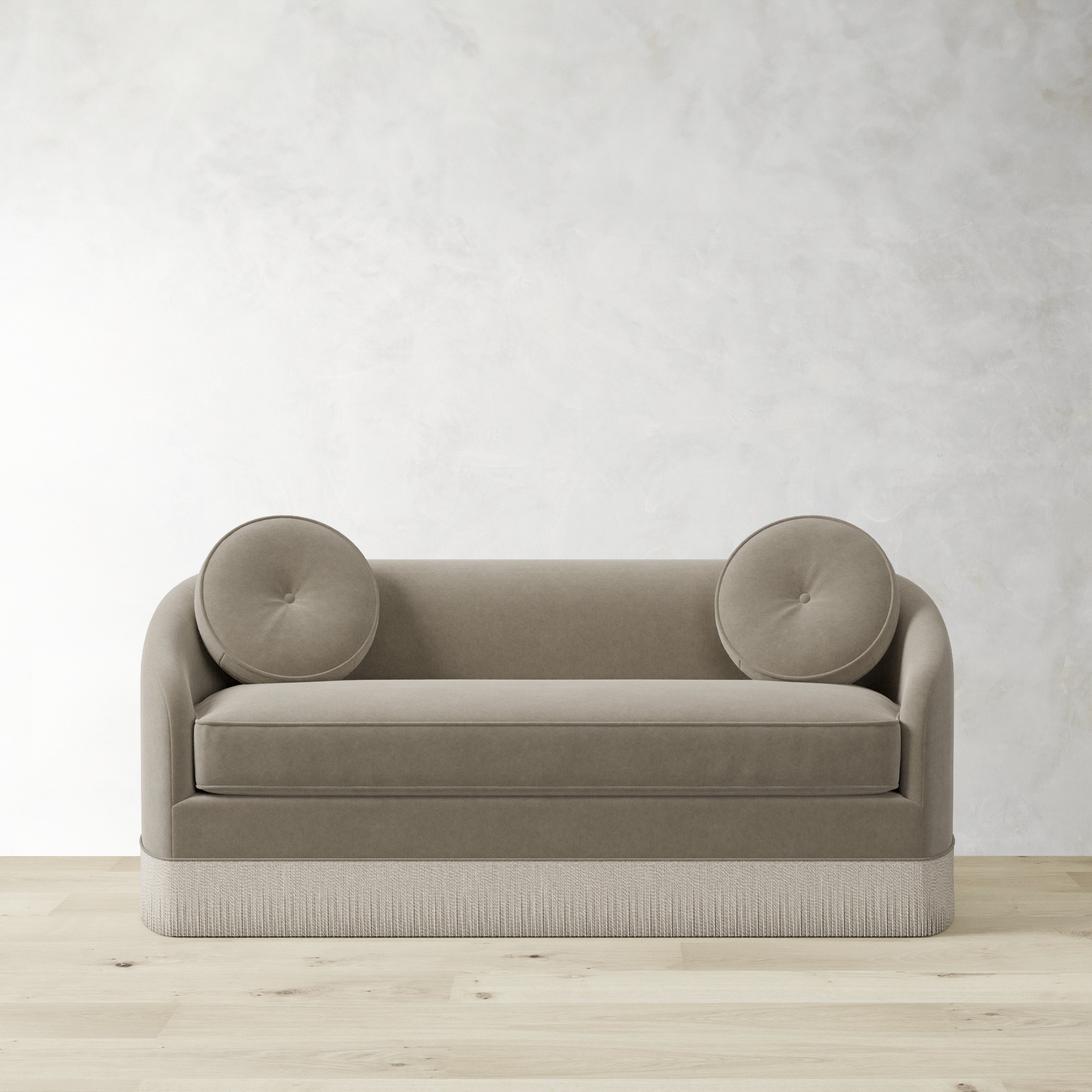 Camile Sofa with Samuel & Sons Fringe (76