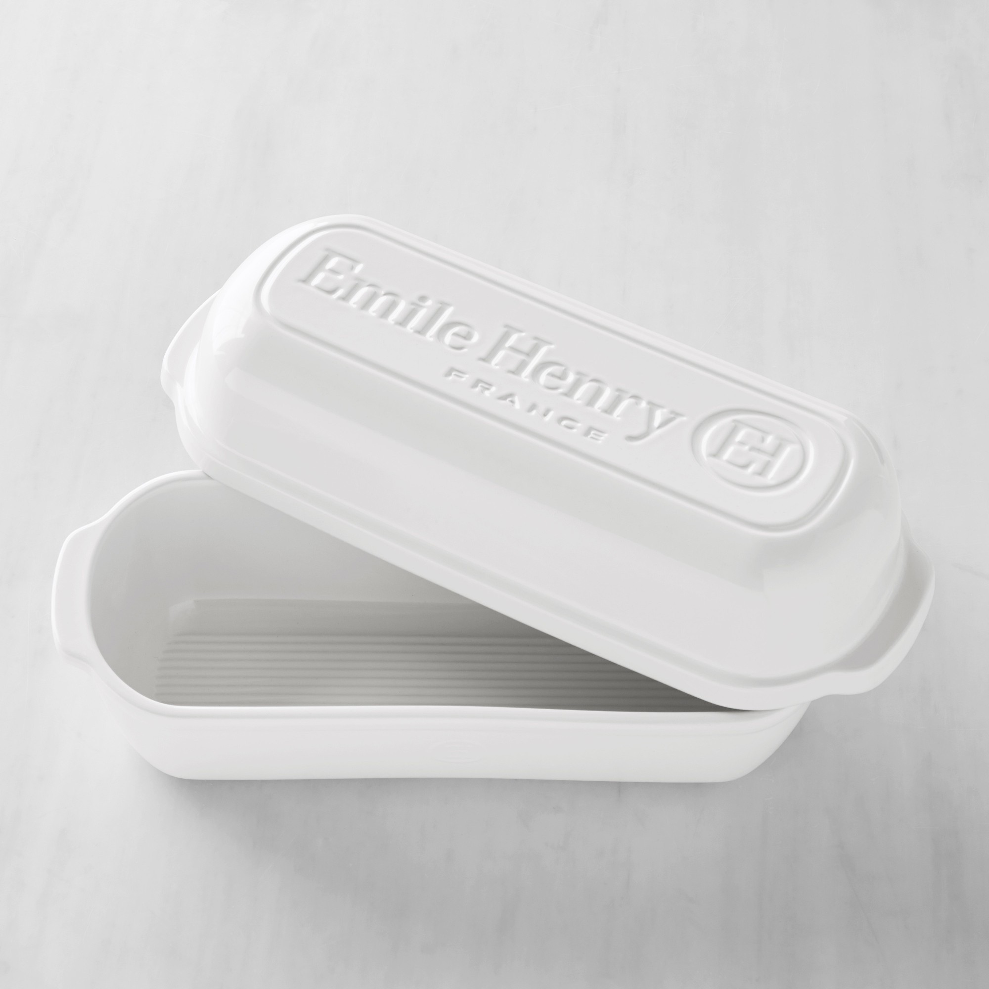 Emile Henry French Ceramic Italian Bread Loaf Baker