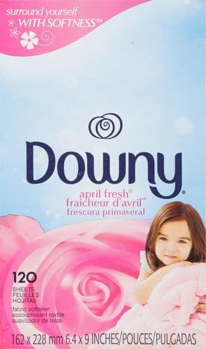 Downy Dryer Sheets Laundry Fabric Softener, April Fresh, 240 count