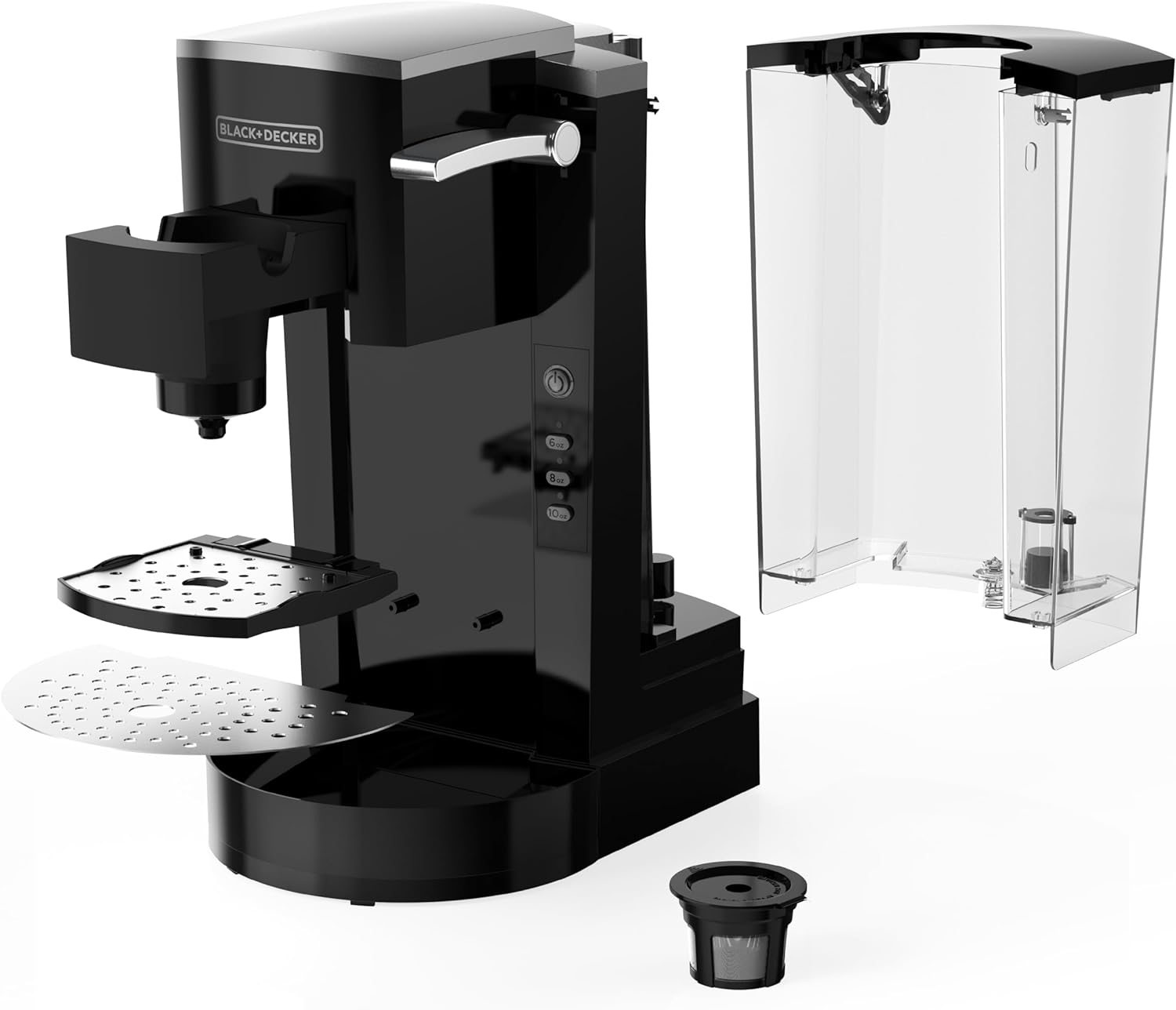 BLACK+DECKER CM618 Single Serve Coffee Maker, Black