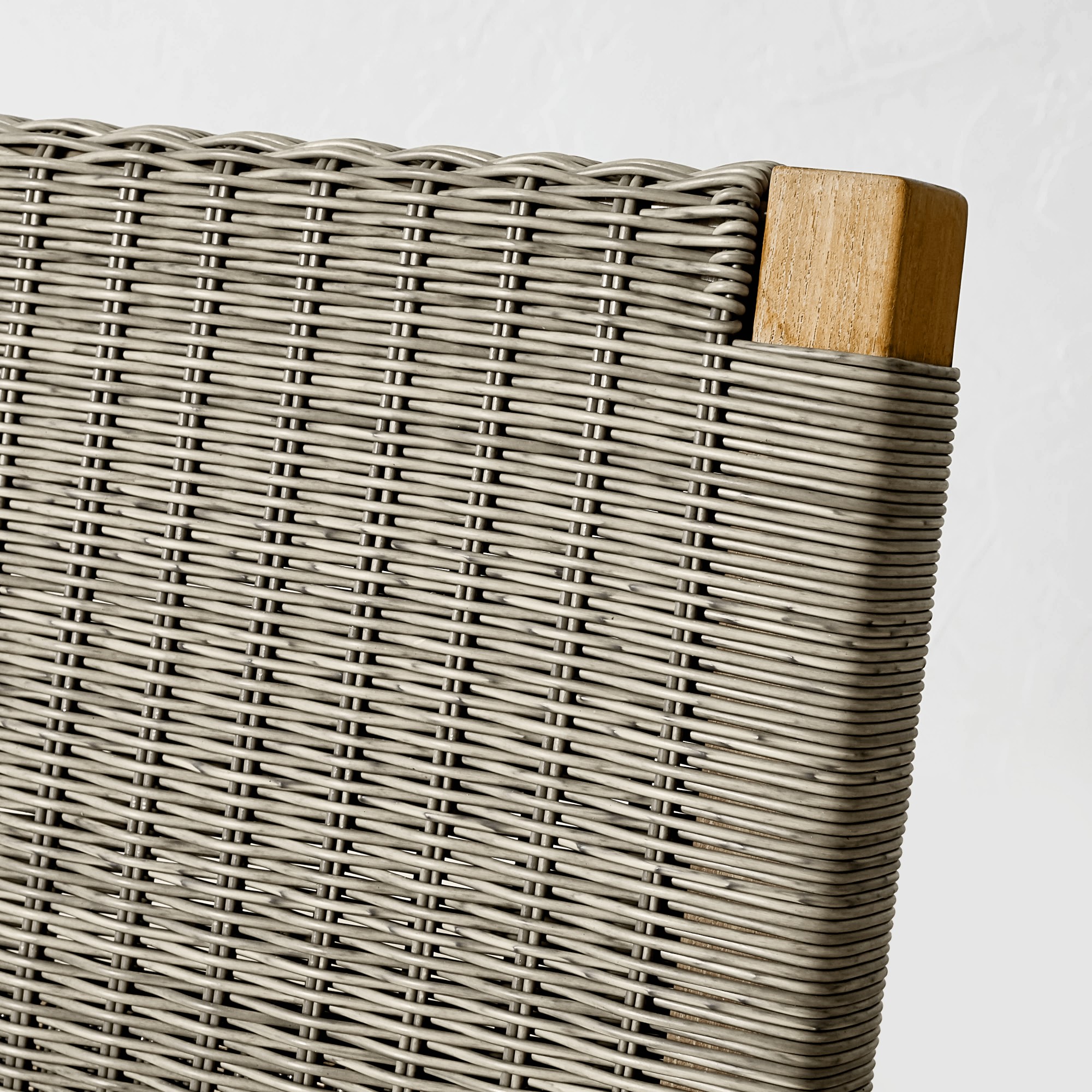 Larnaca Outdoor Natural Teak x All-Weather Weave Dining Armchair