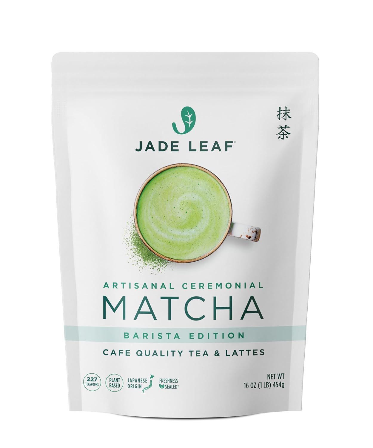 Jade Leaf Matcha Organic Green Tea Powder - Culinary Grade Premium Second Harvest - Authentic Japanese Origin (1.06 Ounce Pouch)