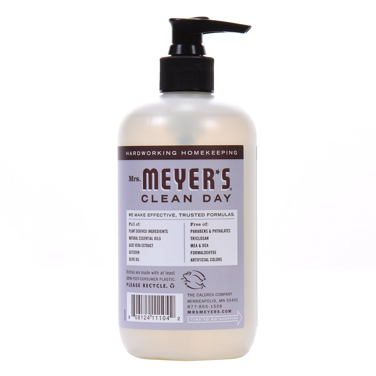 MRS. MEYER'S CLEAN DAY Hand Soap, Made with Essential Oils, Biodegradable Formula, Honeysuckle, 12.5 fl. oz - Pack of 3