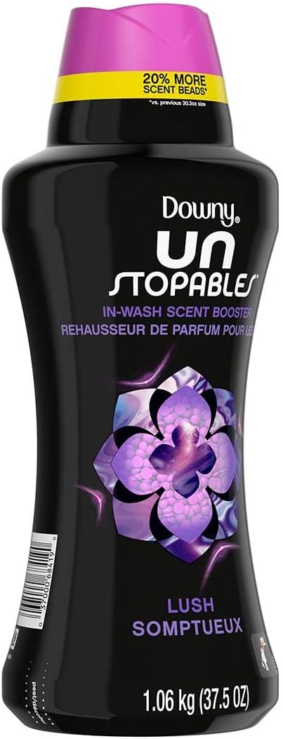 Downy Unstopables In Wash Scent Booster Beads, Fresh Scent, 24 oz, Downy Scent Booster Beads, Unstoppable Laundry Beads, Odor Protection