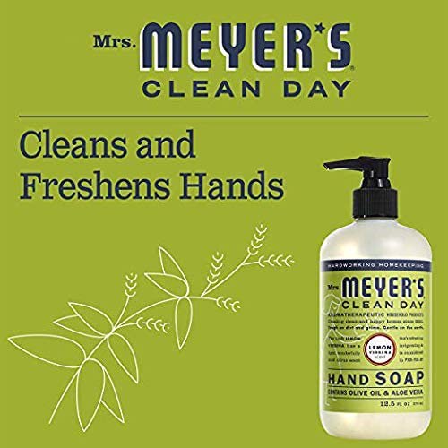 MRS. MEYER'S CLEAN DAY Hand Soap, Made with Essential Oils, Biodegradable Formula, Honeysuckle, 12.5 fl. oz - Pack of 3