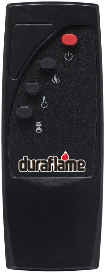 duraflame Freestanding Electric Fireplace Stove Heater with 3D Flame Effect for 1,000 Sq. Ft. Room, Black