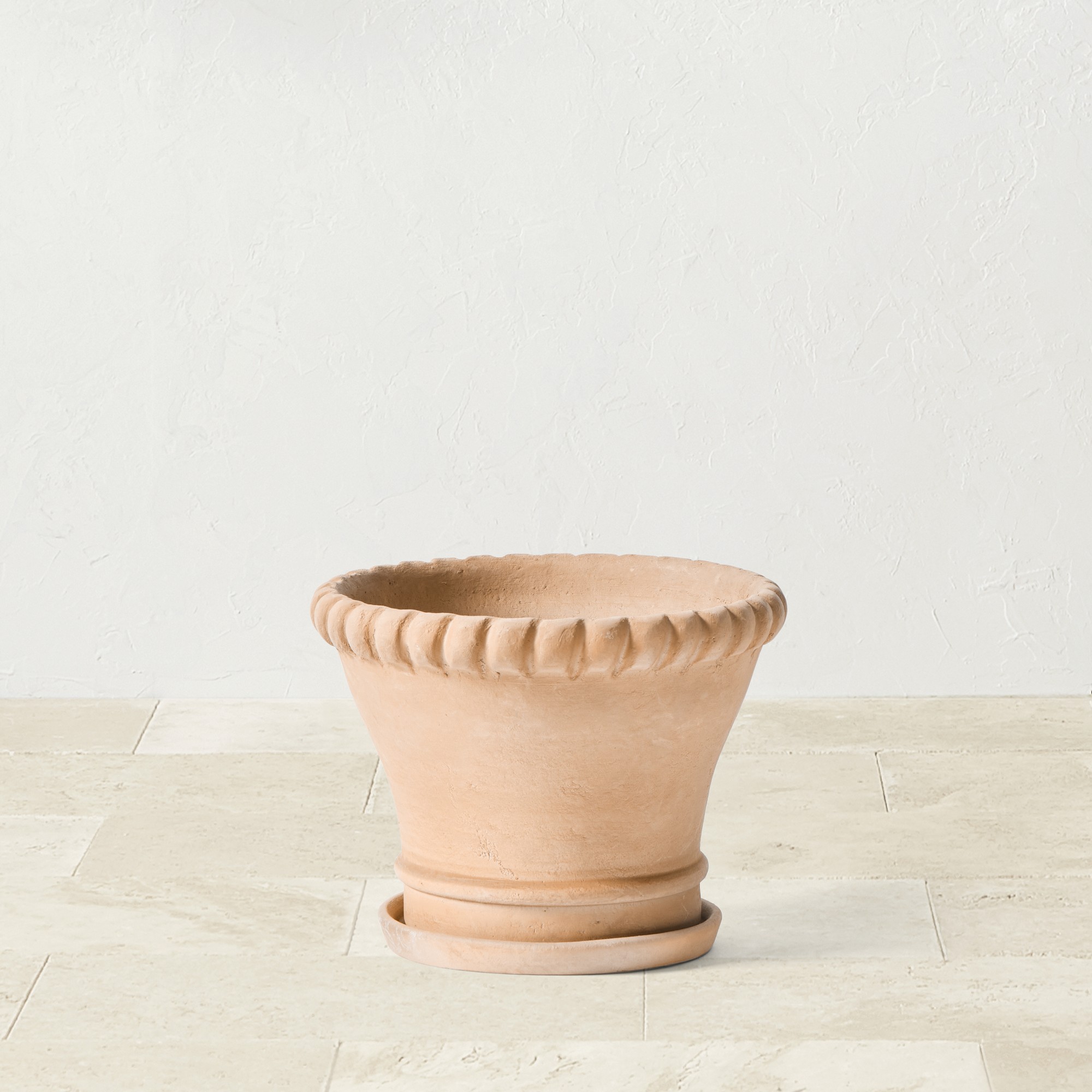 Williams Sonoma Terracotta Rope Planter