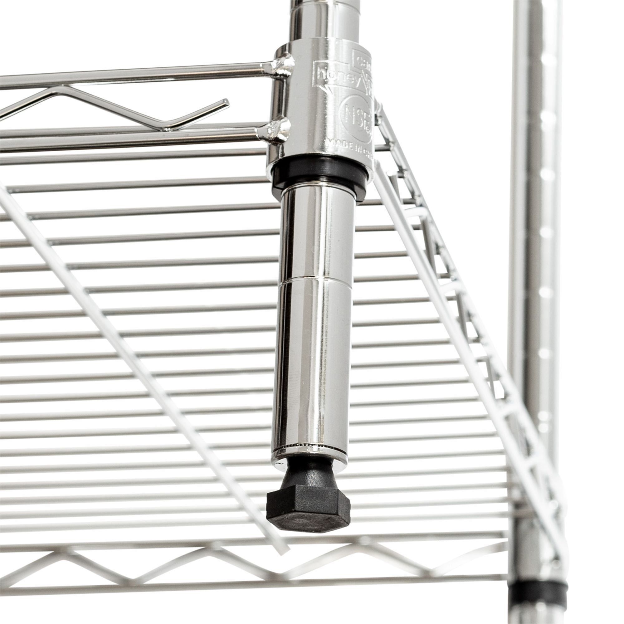 Microwave Stand with Shelves