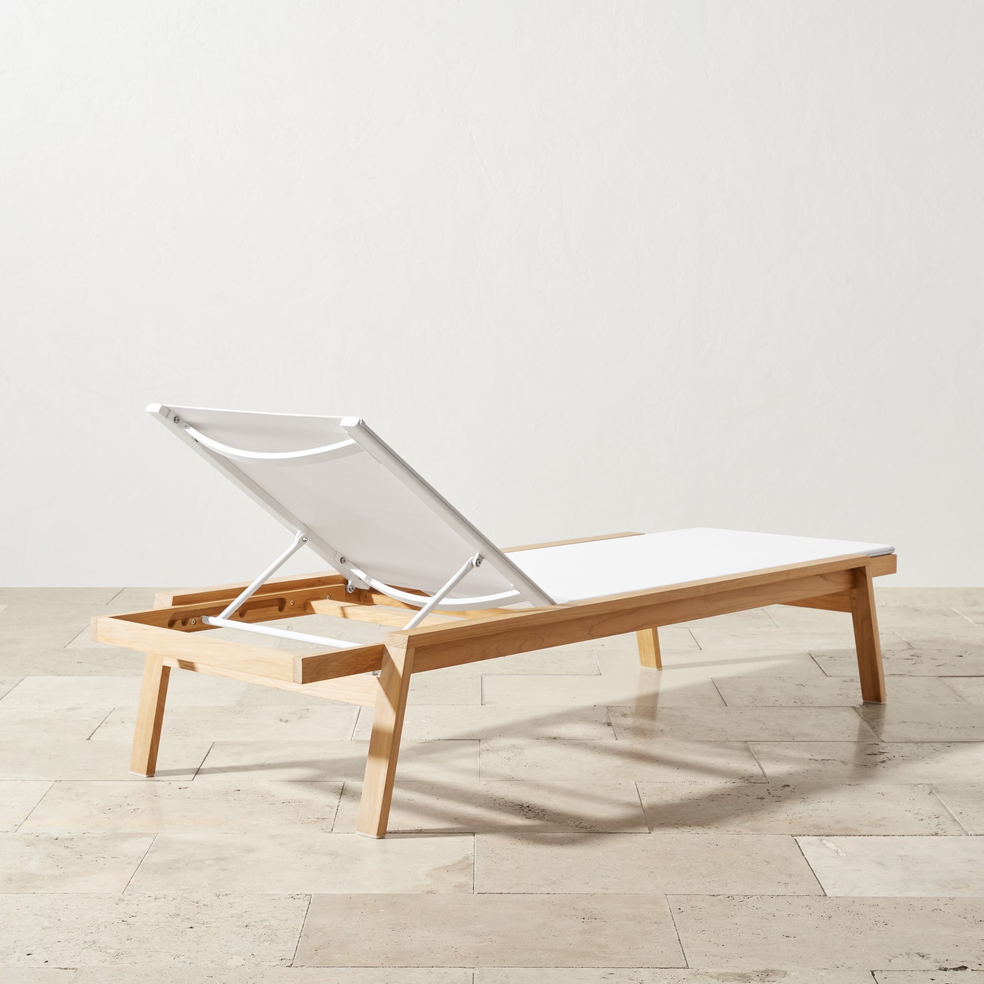 Santa Barbara Outdoor Natural Teak Chaise