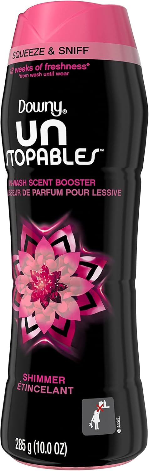 Downy Unstopables In Wash Scent Booster Beads, Fresh Scent, 24 oz, Downy Scent Booster Beads, Unstoppable Laundry Beads, Odor Protection