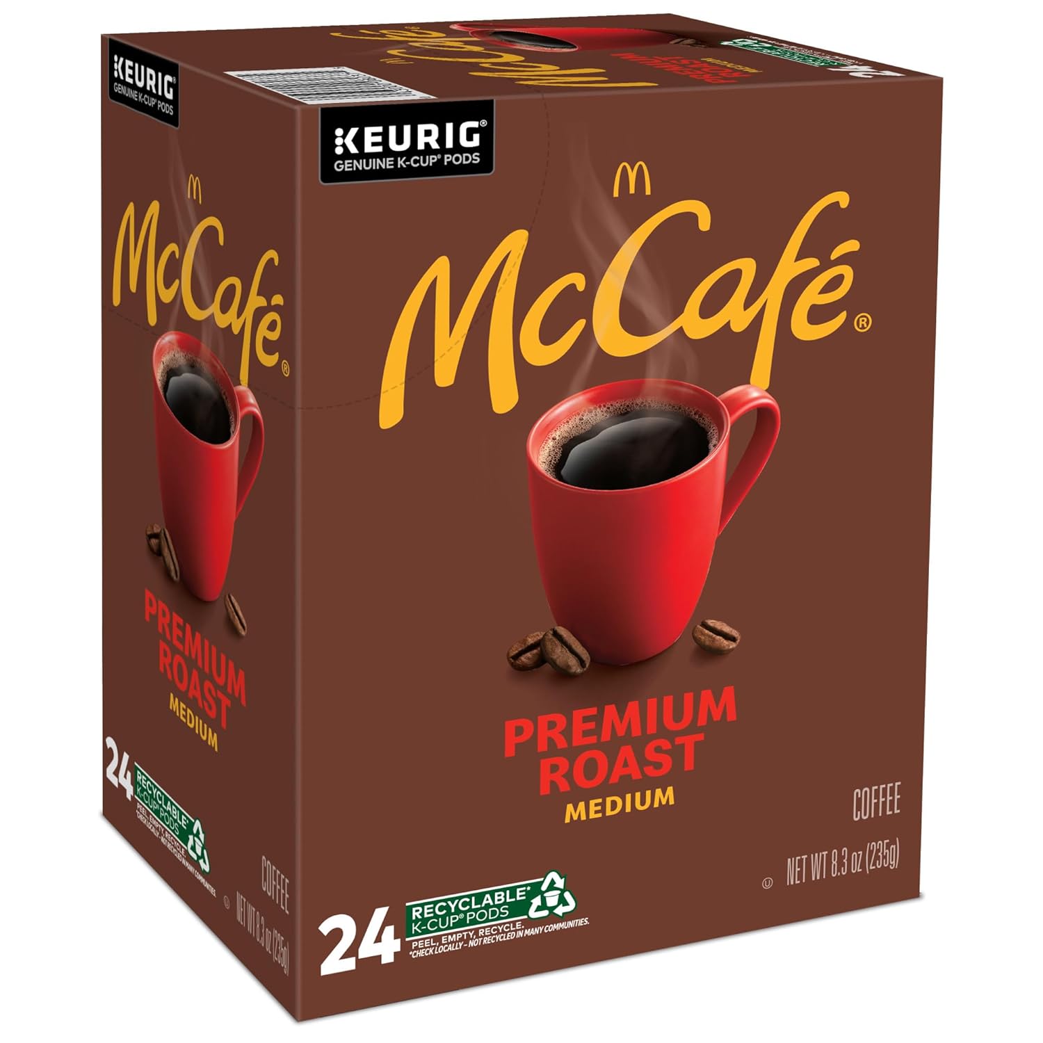 McCafe Premium Roast, Single-Serve Keurig K-Cup Pods, Medium Roast Coffee Pods Pods, 84 Count