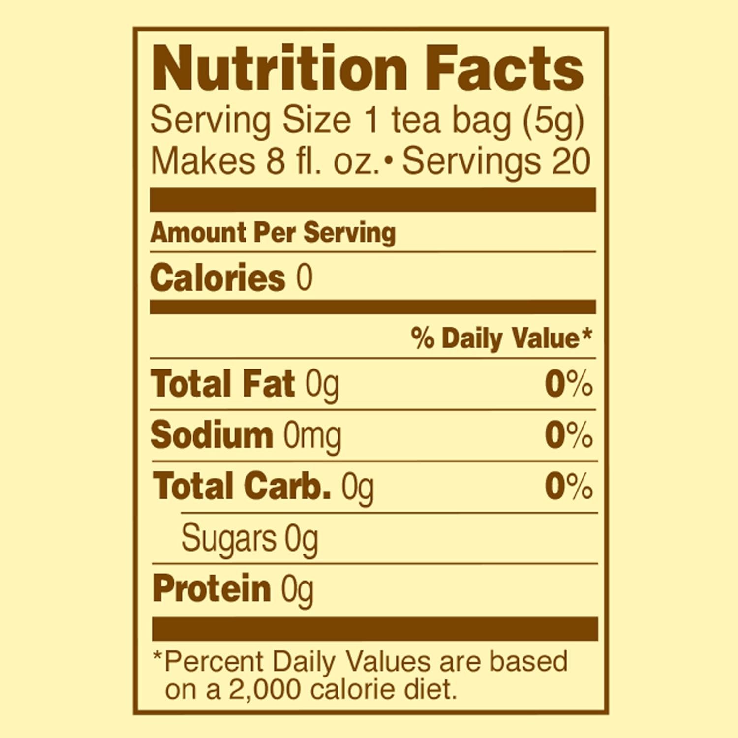 Celestial Seasonings Bengal Spice Herbal Tea, Caffeine Free, 20 Tea Bags Box, (Pack of 6)