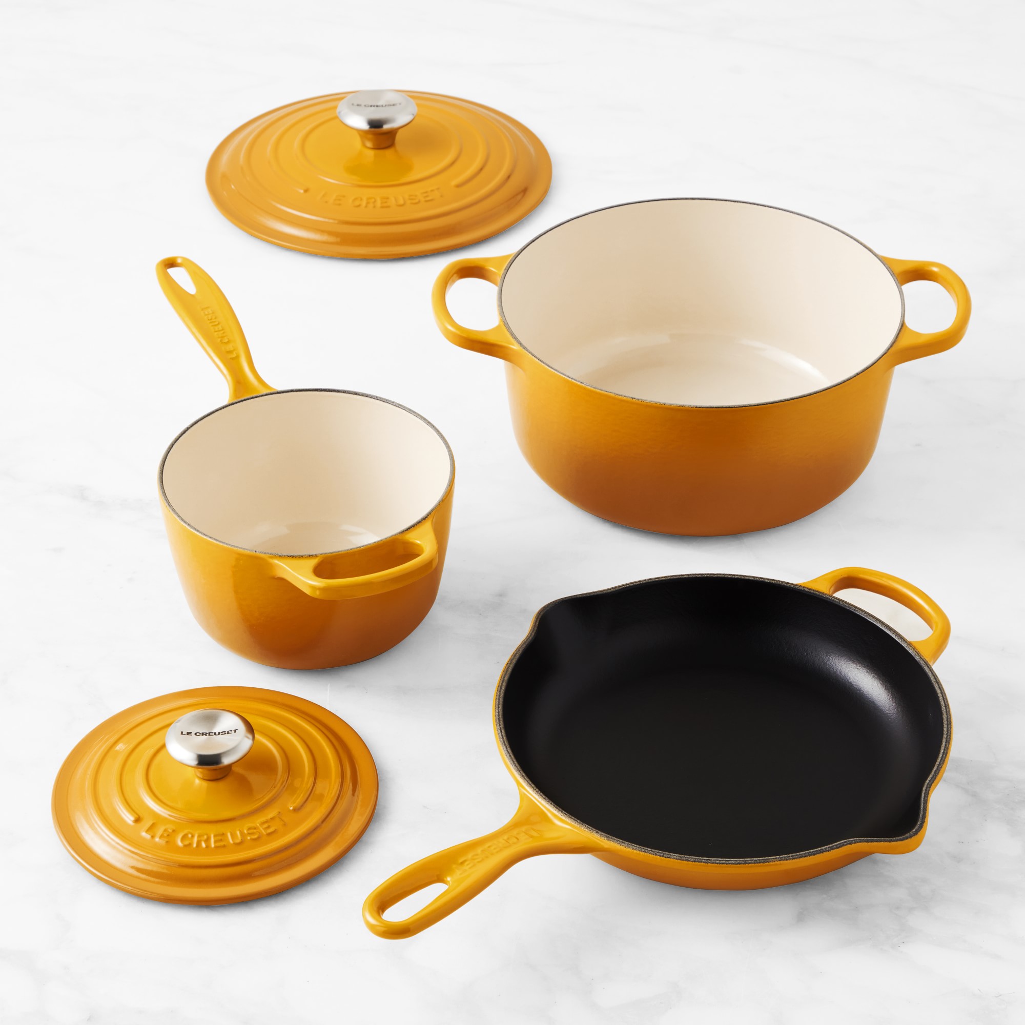 Le Creuset Signature Enameled Cast Iron 5-Piece Cookware Set
