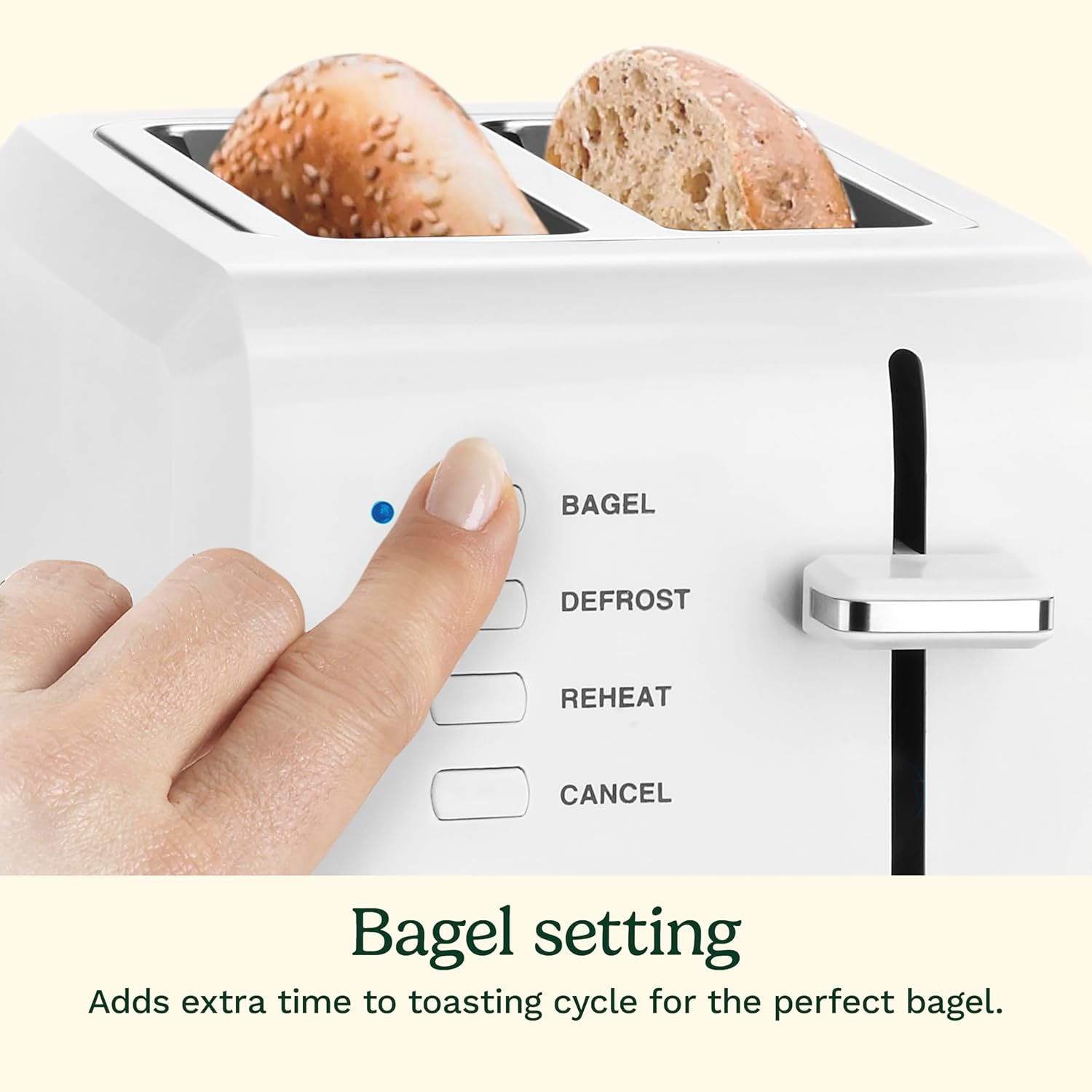 Cuisinart CPT-122BK 2-Slice Compact Plastic Toaster, Black