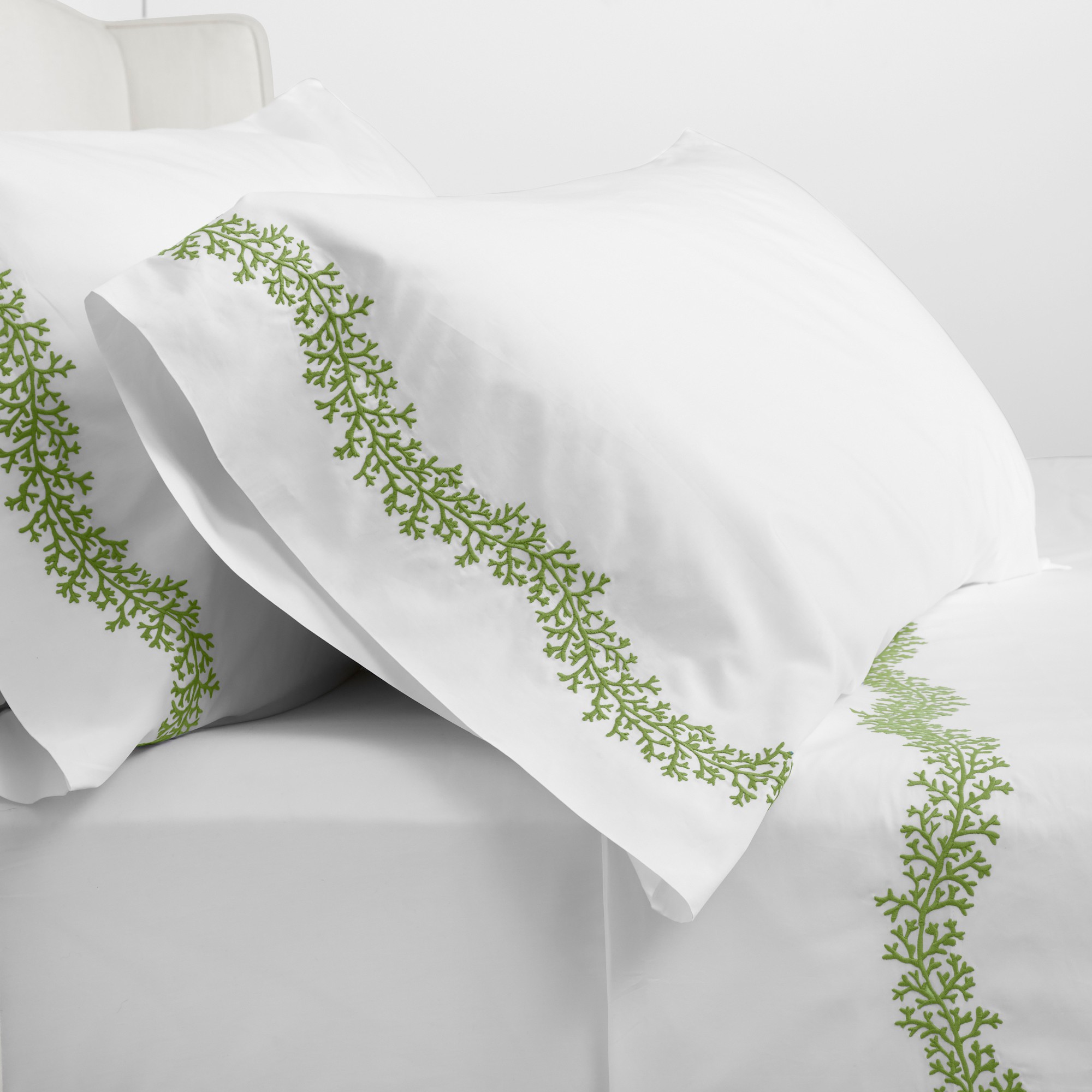 Marbella Percale Pillowcases, Set of 2 by Matouk®